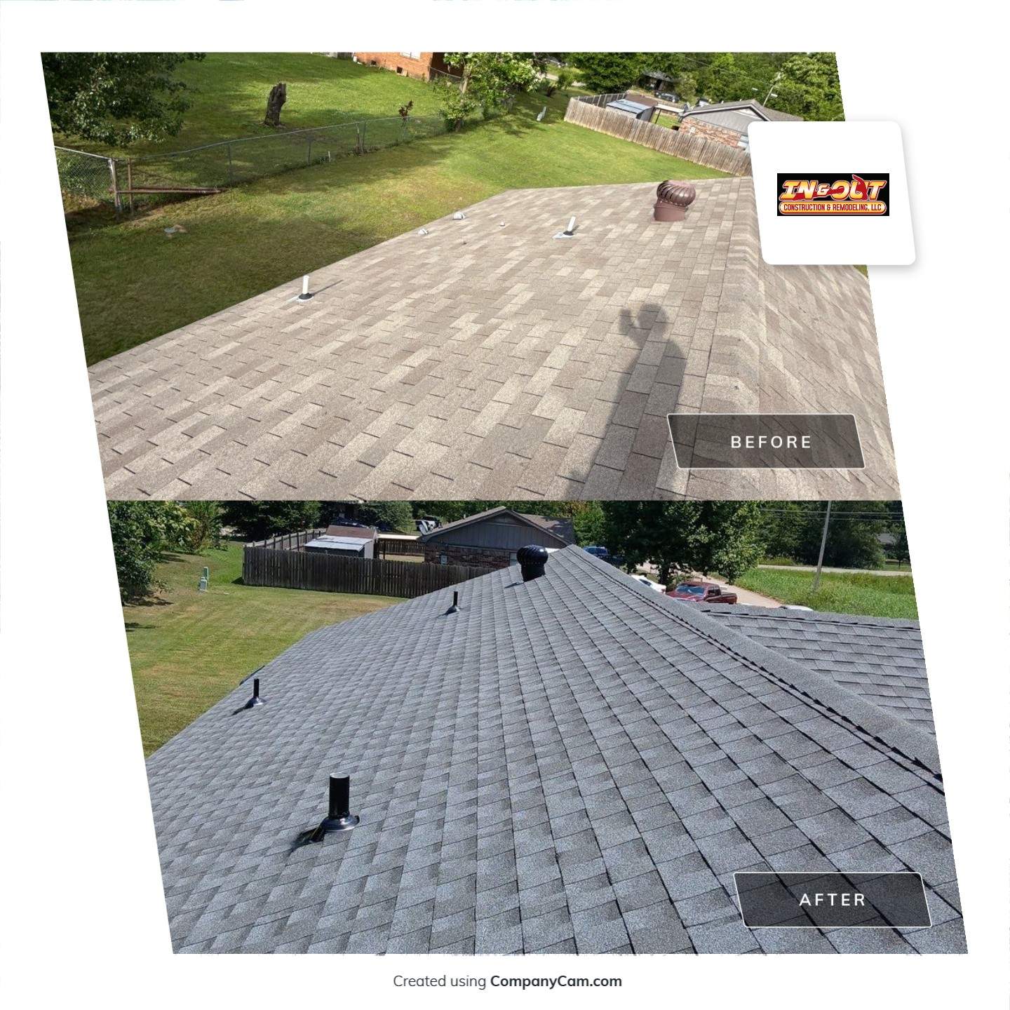 Hail storm restoration  by In & Out Construction & Remodeling, LLC