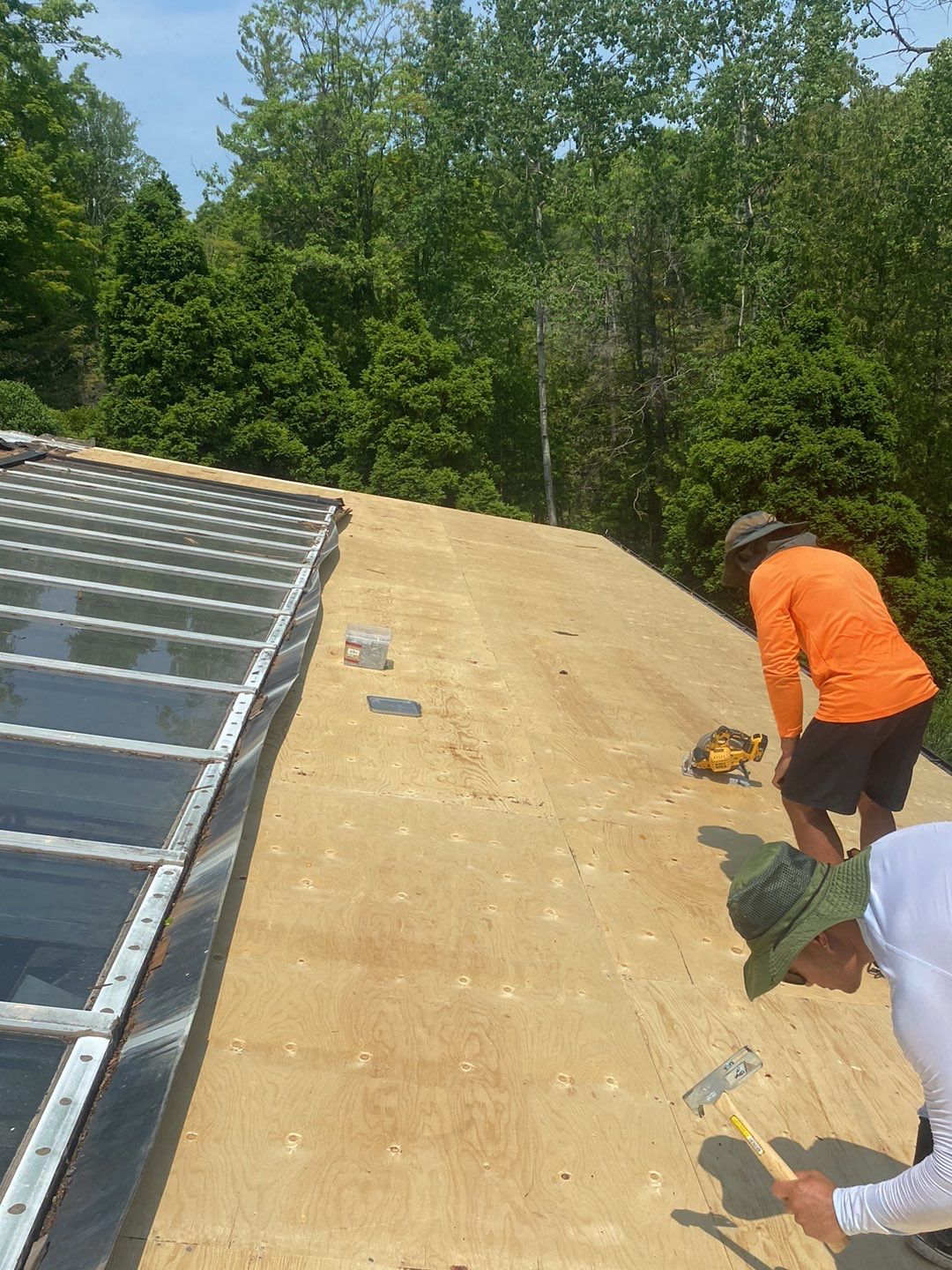 Roof Replacement using 16" Standing Seam Panels by Jay Carter Roofing & Sheet Metal