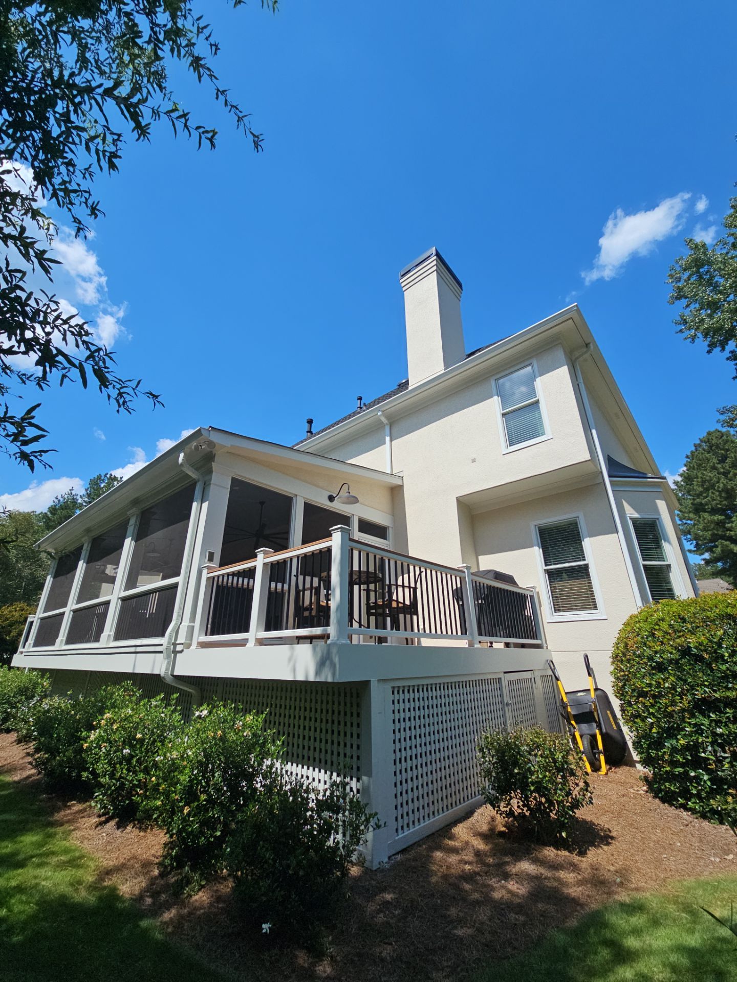 Exterior Transformation in Jonhs Creek by Atlanta's Paint Doctor