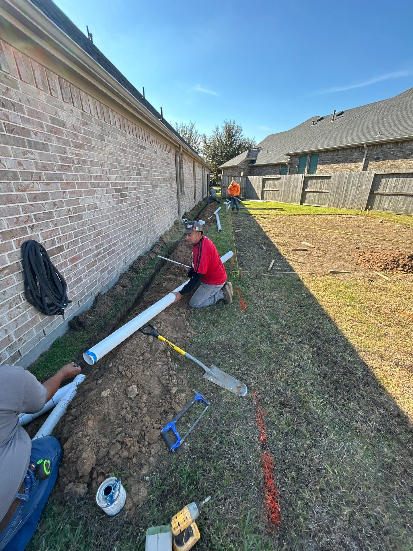 🏀💧 New Basketball Court & Drainage System – Full Backyard Upgrade by Texas Urban Elements