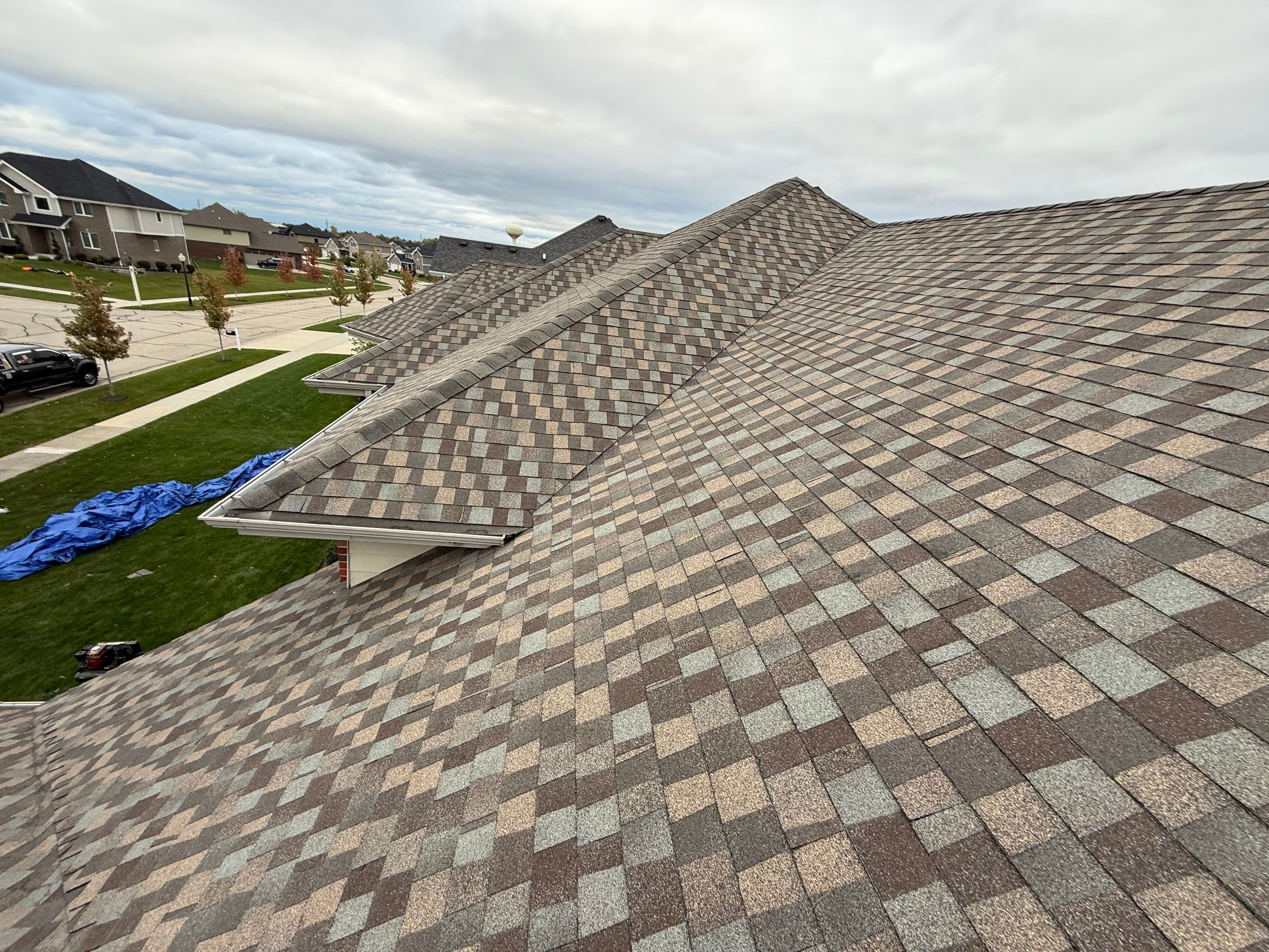 GAF Cedar Falls Roof and Velux windows by Optimal Home Improvement 
