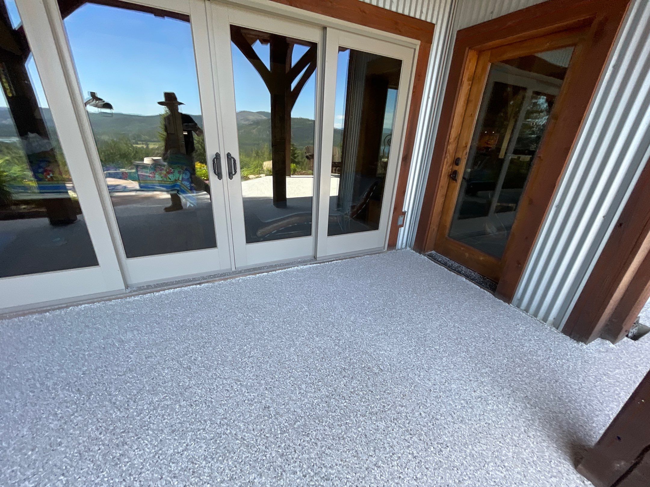 Patio Transformation using Mt Everest by Croc Coatings, LLC