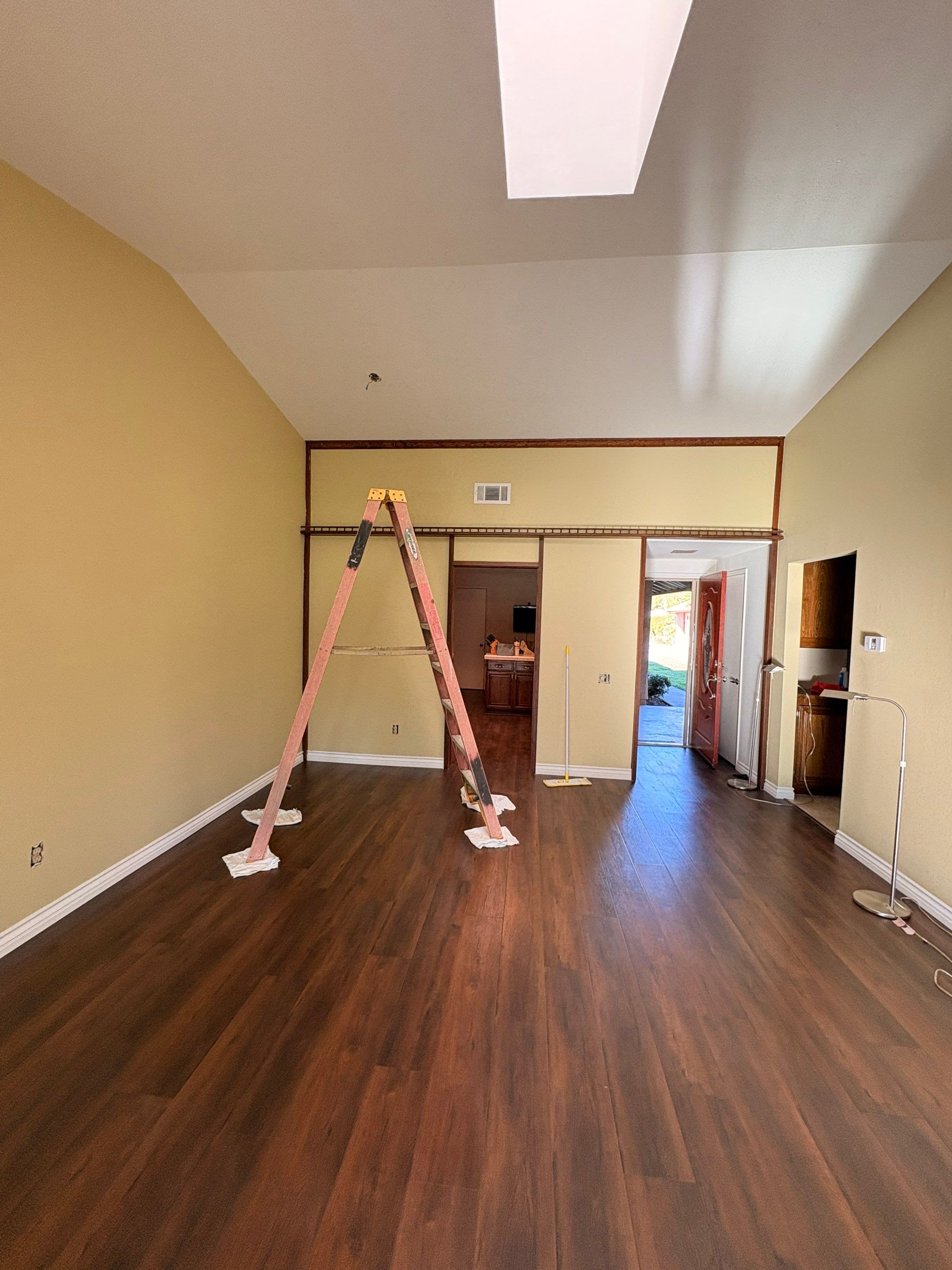 Stacey Popcorn ceiling removal & Interior painting by Asis Painting Inc