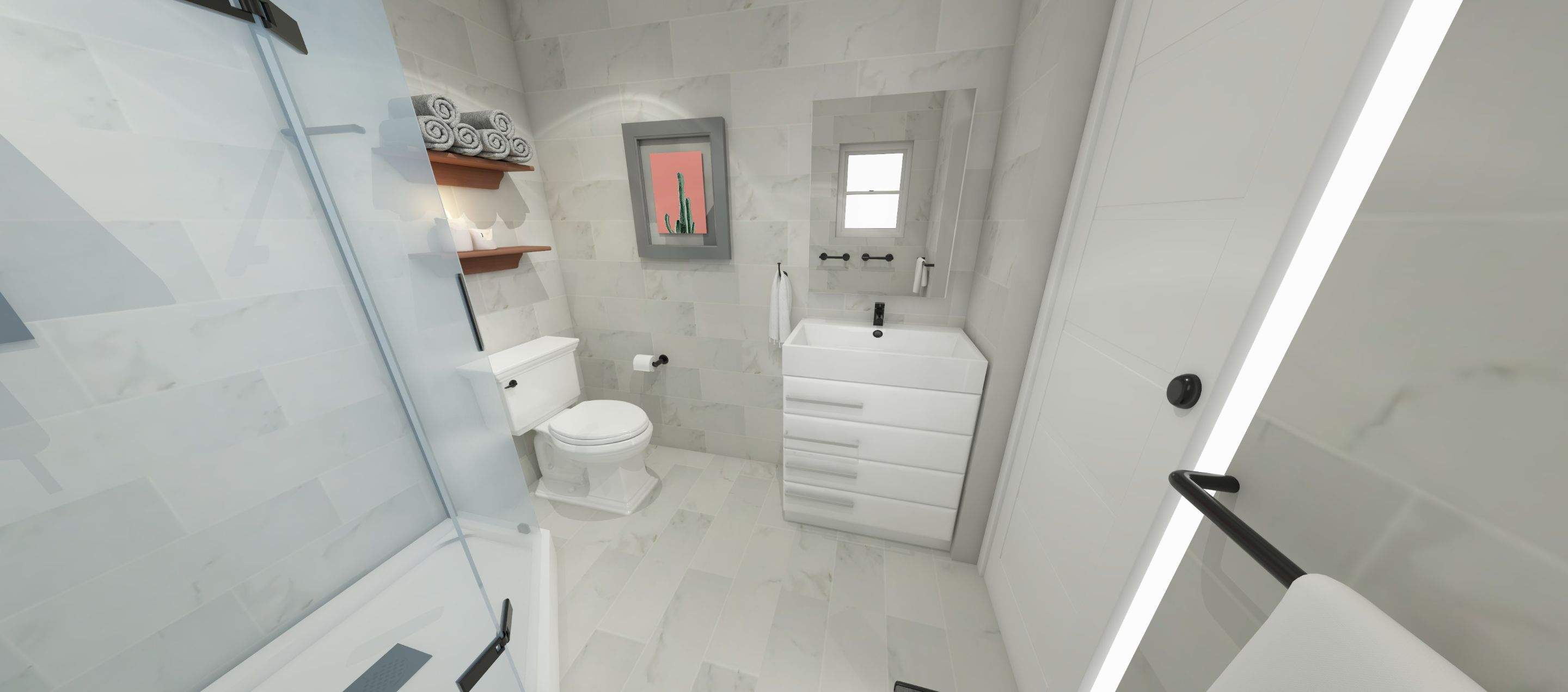 Bathroom Remodel using Tile by Home Concepts Construction