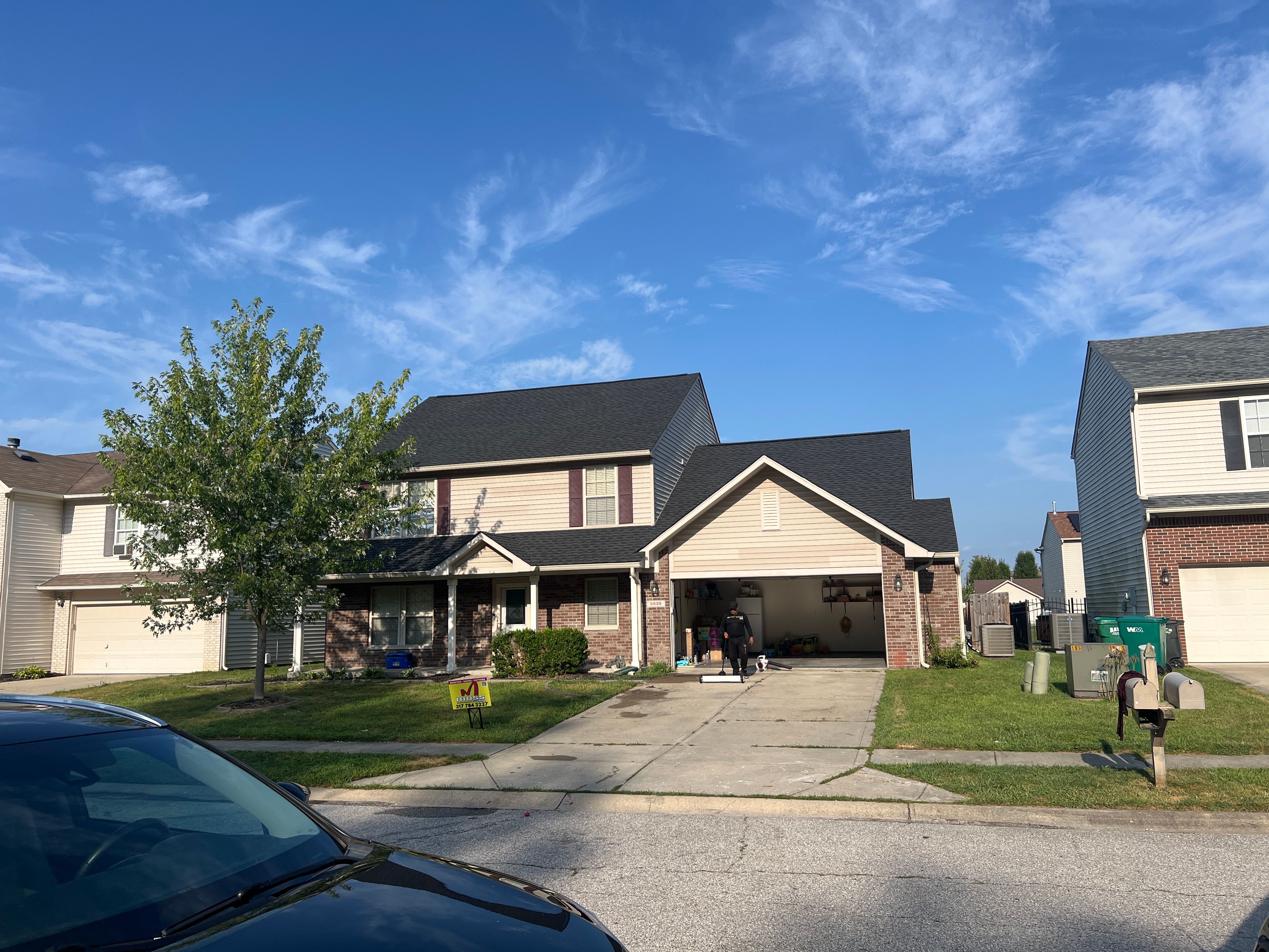 Project in Indianapolis by Moss Roofing