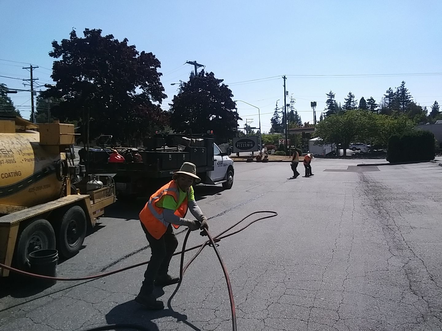 Brooklyn Bros Pizza | Sealcoating & Striping by Jireh Asphalt & Concrete Inc 