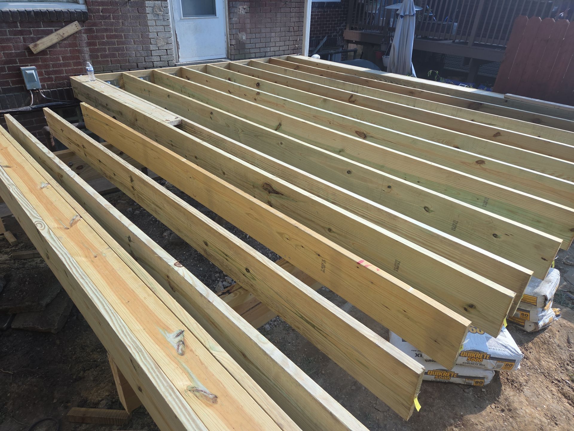 Deck build  by Cousins Roofing Siding & Decks