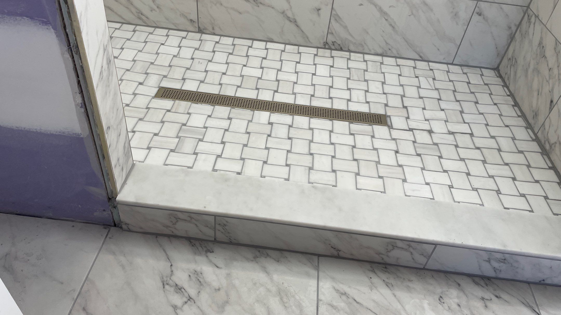 Remodeled Home with new tile floors, Showers and Refinished Oak Floors with stain and Waterbased Finish by Footprints Floors of Coastal Carolina