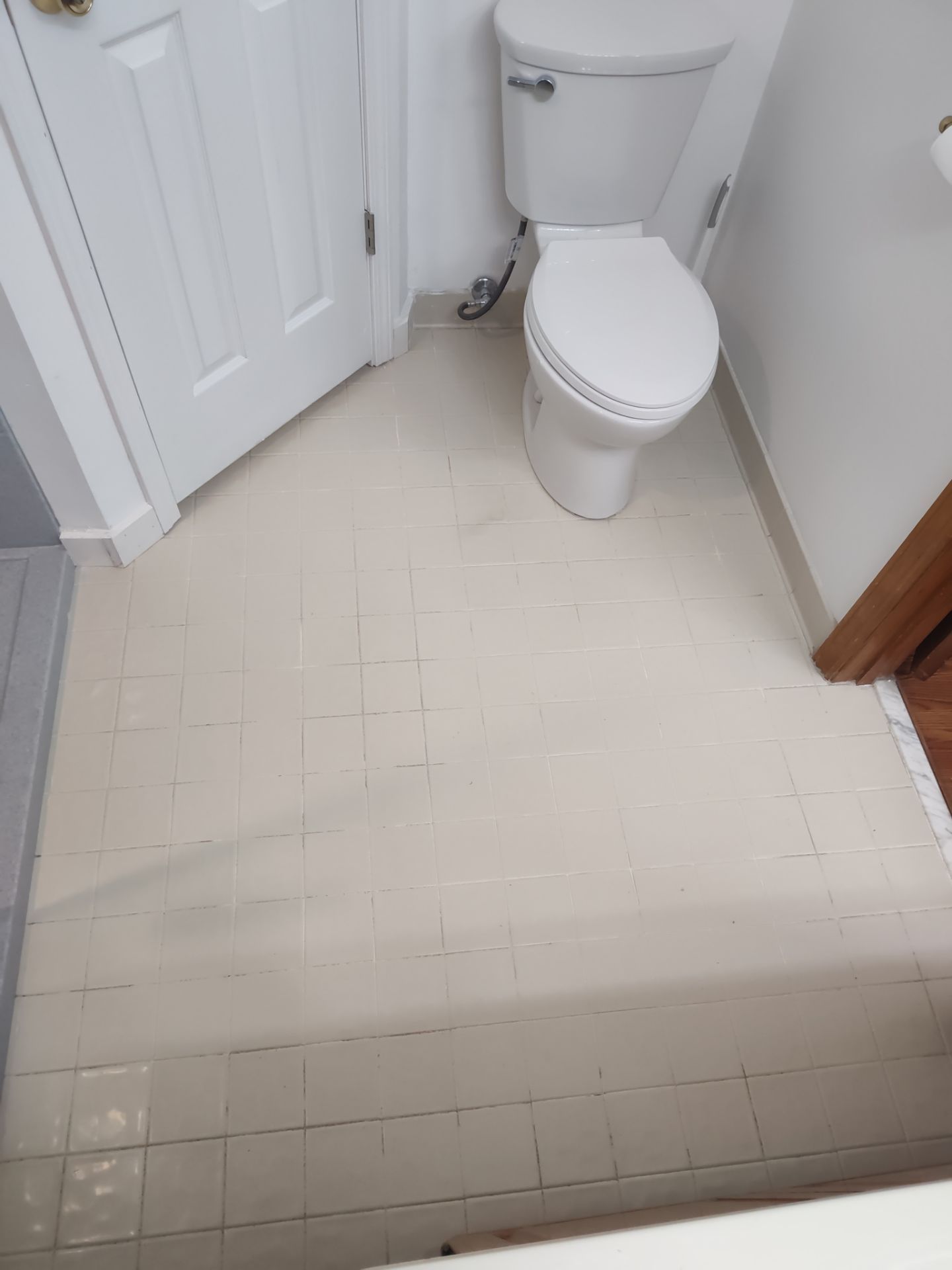 Bathroom Remodel using Onyx base and shower walls with seat & caddie by Cornerstone Home Builders, LLC