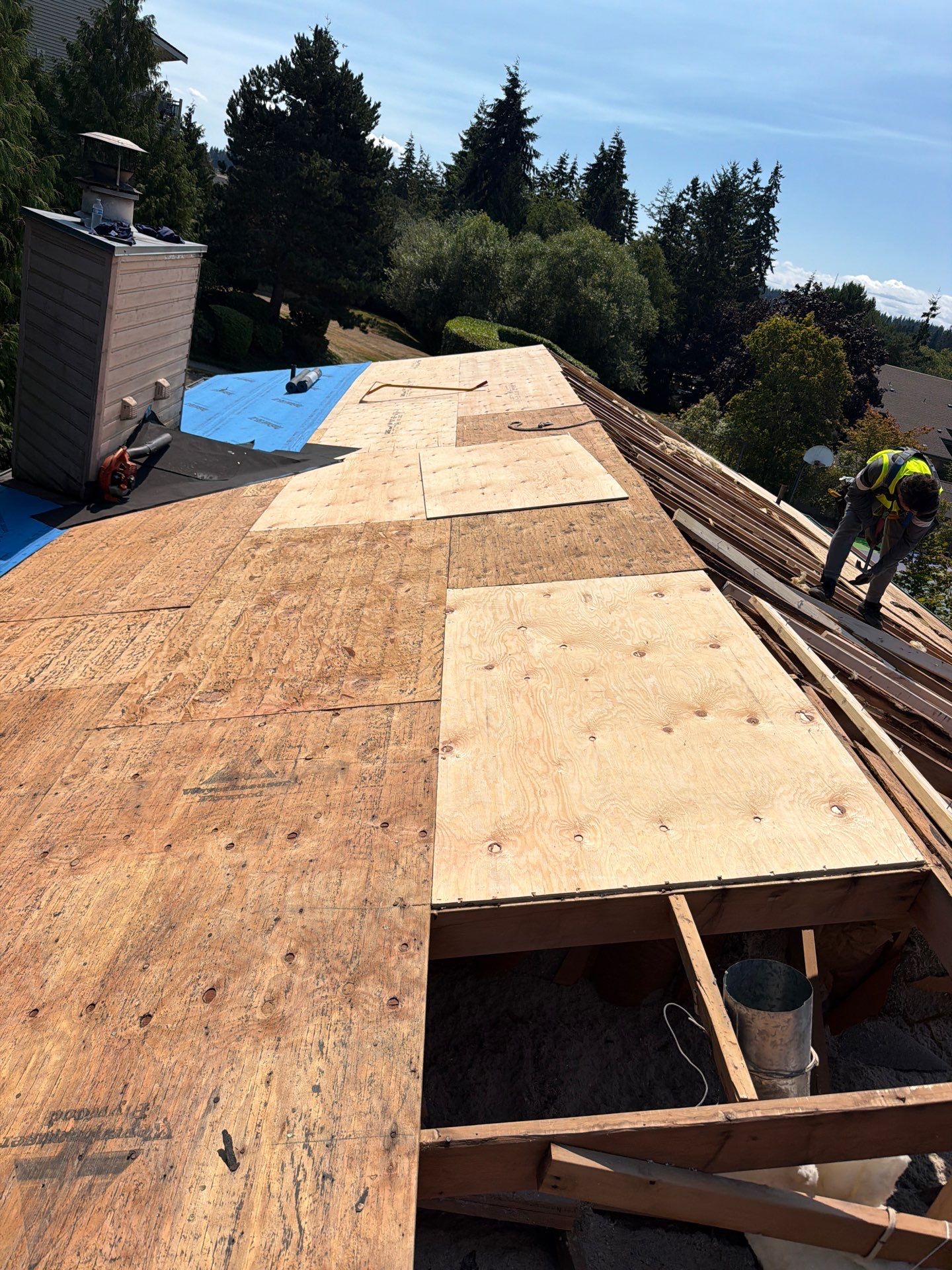 Residential Roofing Installation using GAF HDZ Shingles by Roofing Formula LLC