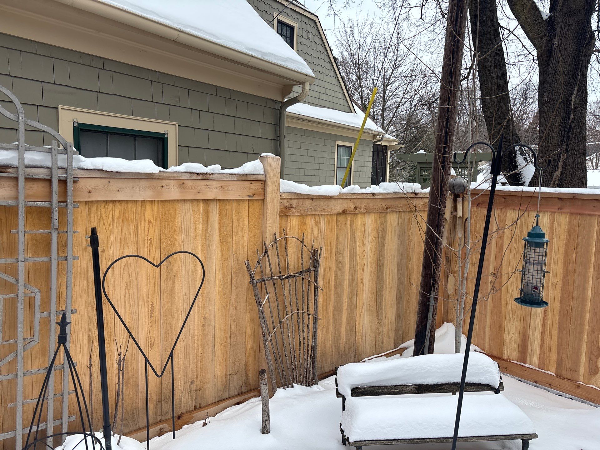 Custom Cedar Fencing by Madison Fence Company