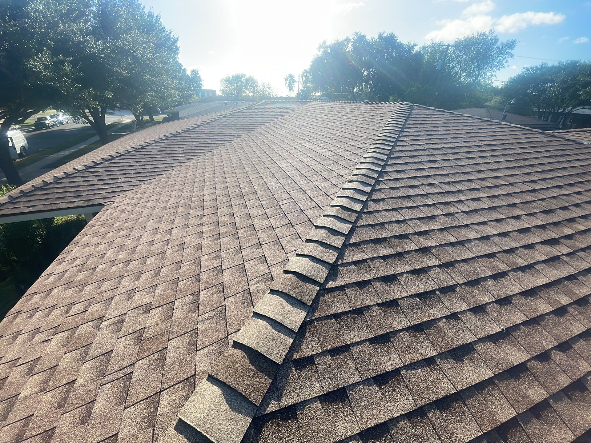 Residential Roofing Installation using GAF HDZ Shakewood by Lighthouse Roofing