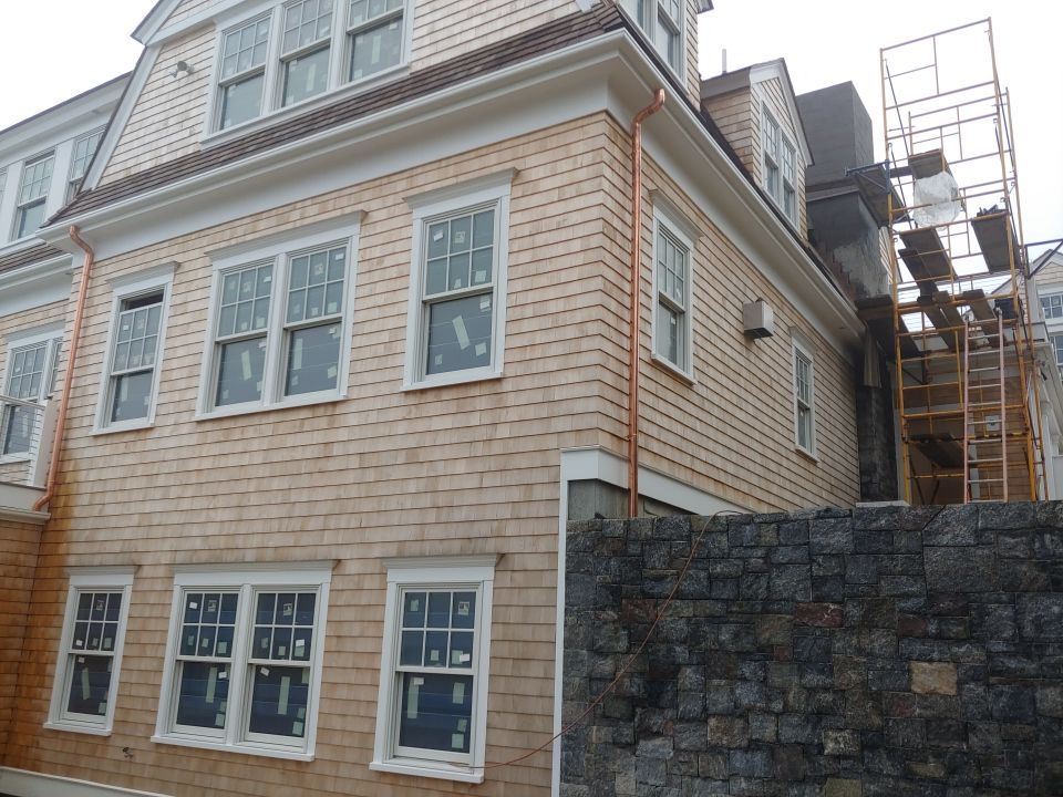 Chatham, MA Gutter Installation using 4x5 FiberGlass Gutter by Gutter Pro Enterprises