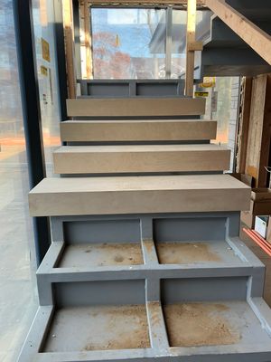 JAW DROPPING Custom Staircase + Matching Hardwoods