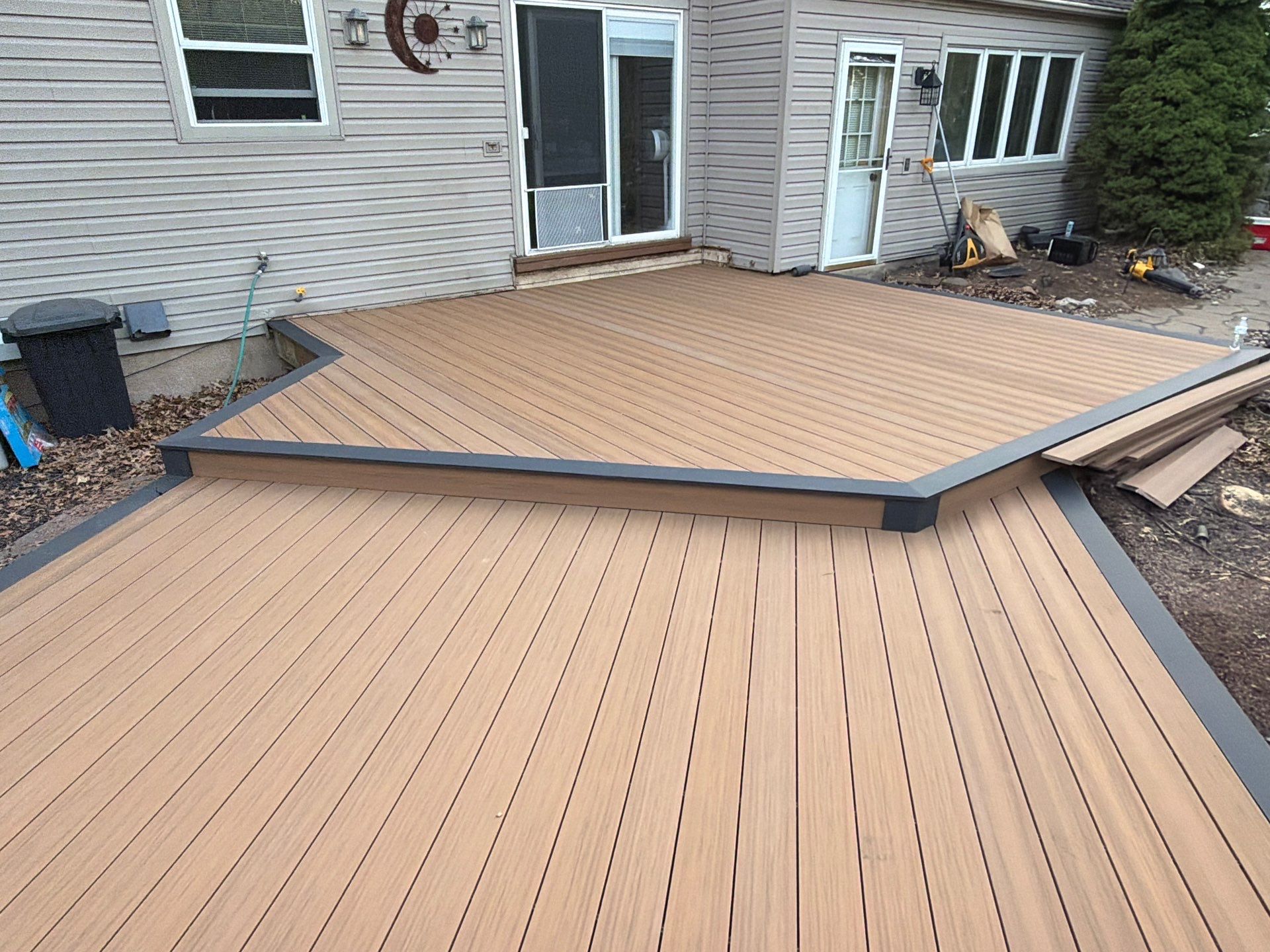 Deck Resurface In Richboro PA With Pergola by deck guardian