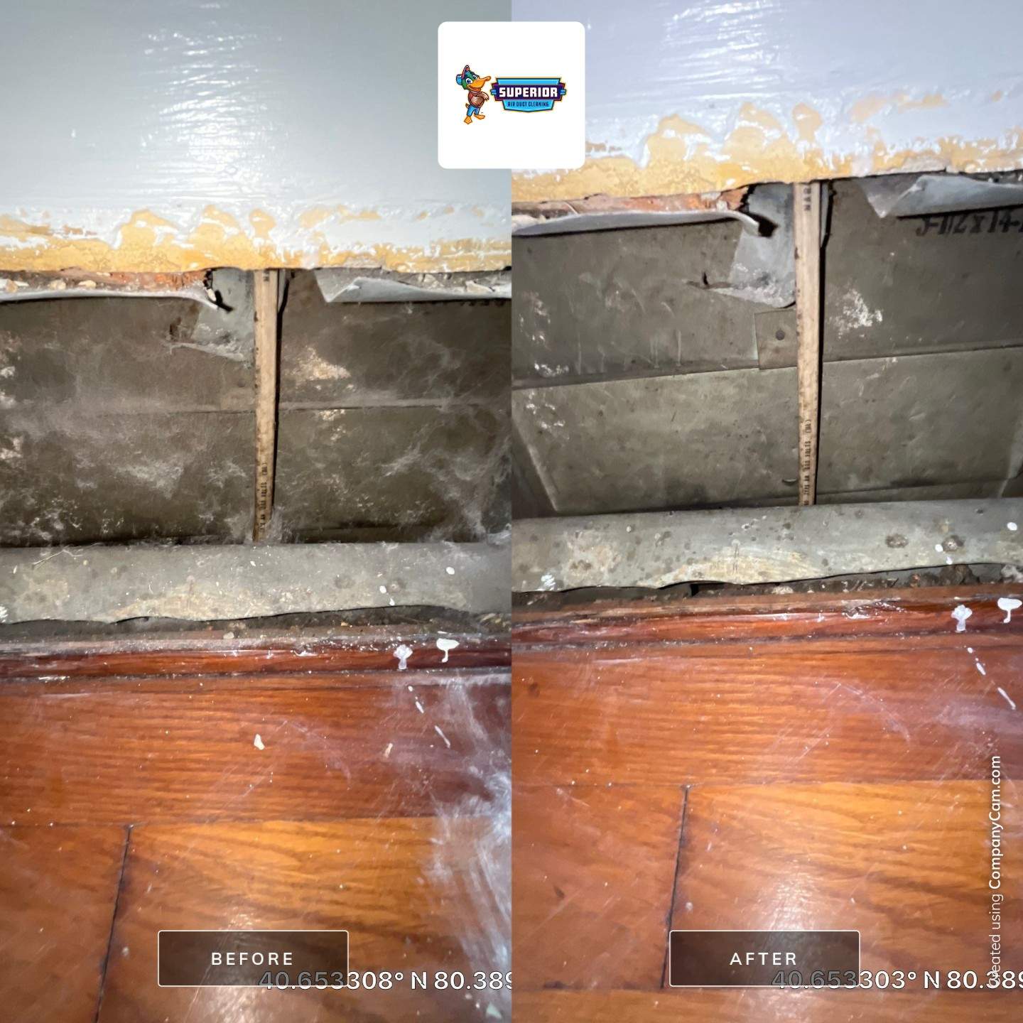 Air Duct Cleaning With a Vacuum Truck in Midland, PA by Superior Air Duct Cleaning