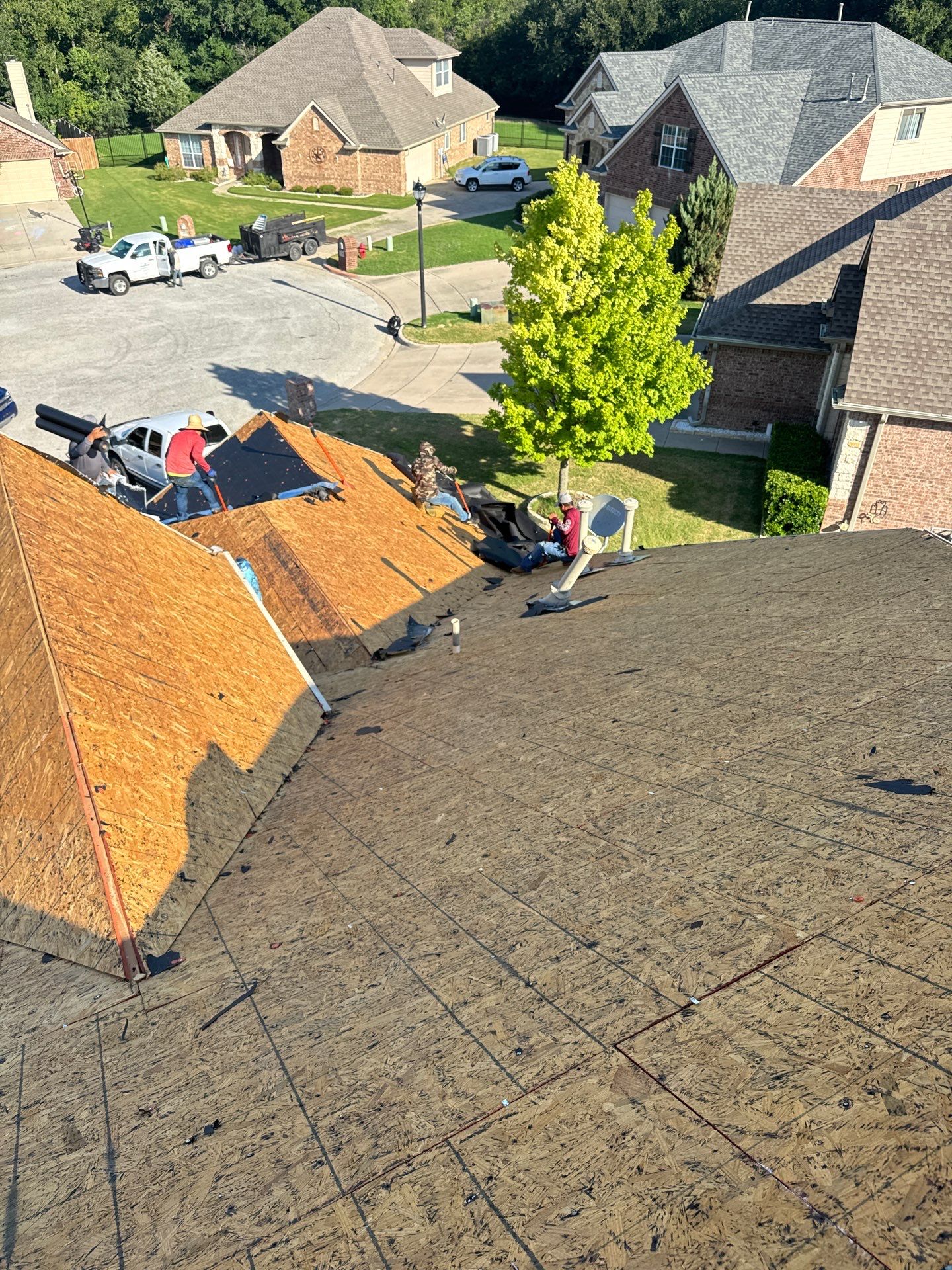 Project in Weatherford by Lonestar Roofing and Restoration LLC.