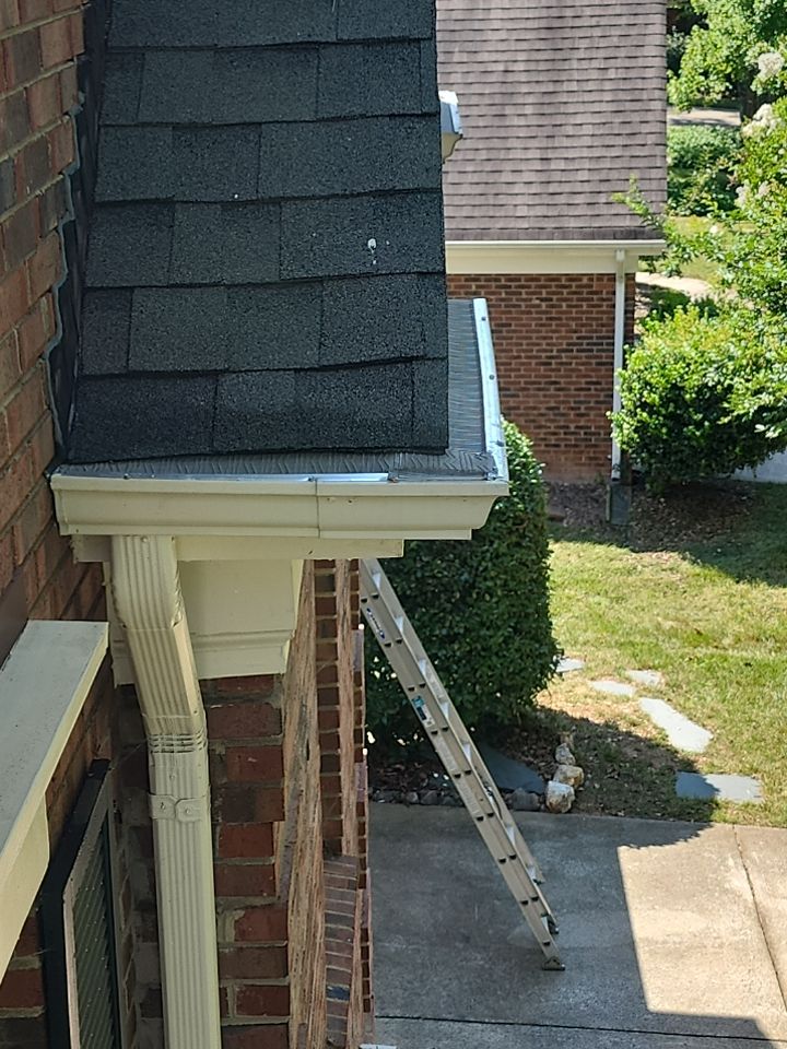 Gutter Guard Instalation using Leaf Blaster Pro by Power Wash Masters LLC