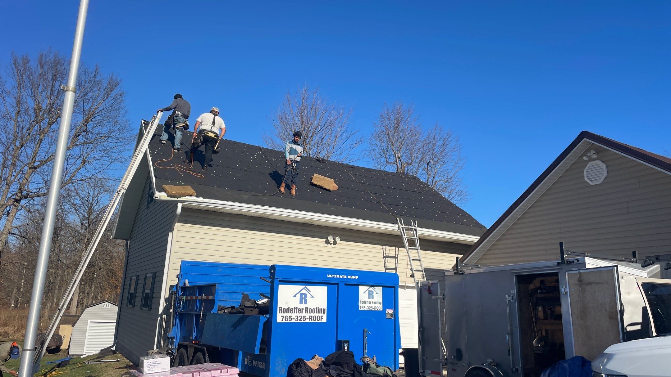 Project in Yorktown, IN by Rodeffer Roofing INC