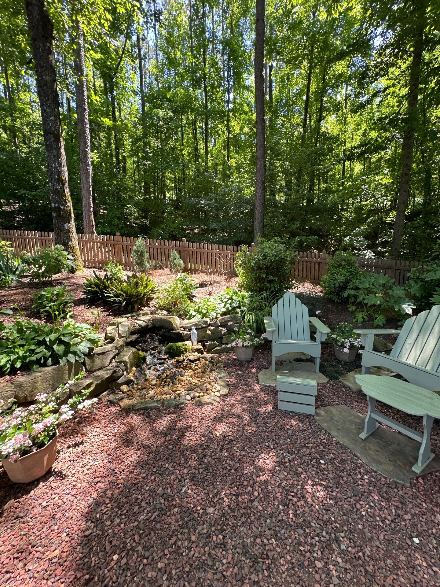 Custom Landscape Transformation and Hardscape Installation in Birmingham by NATURE ONE - LANDSCAPE DESIGN