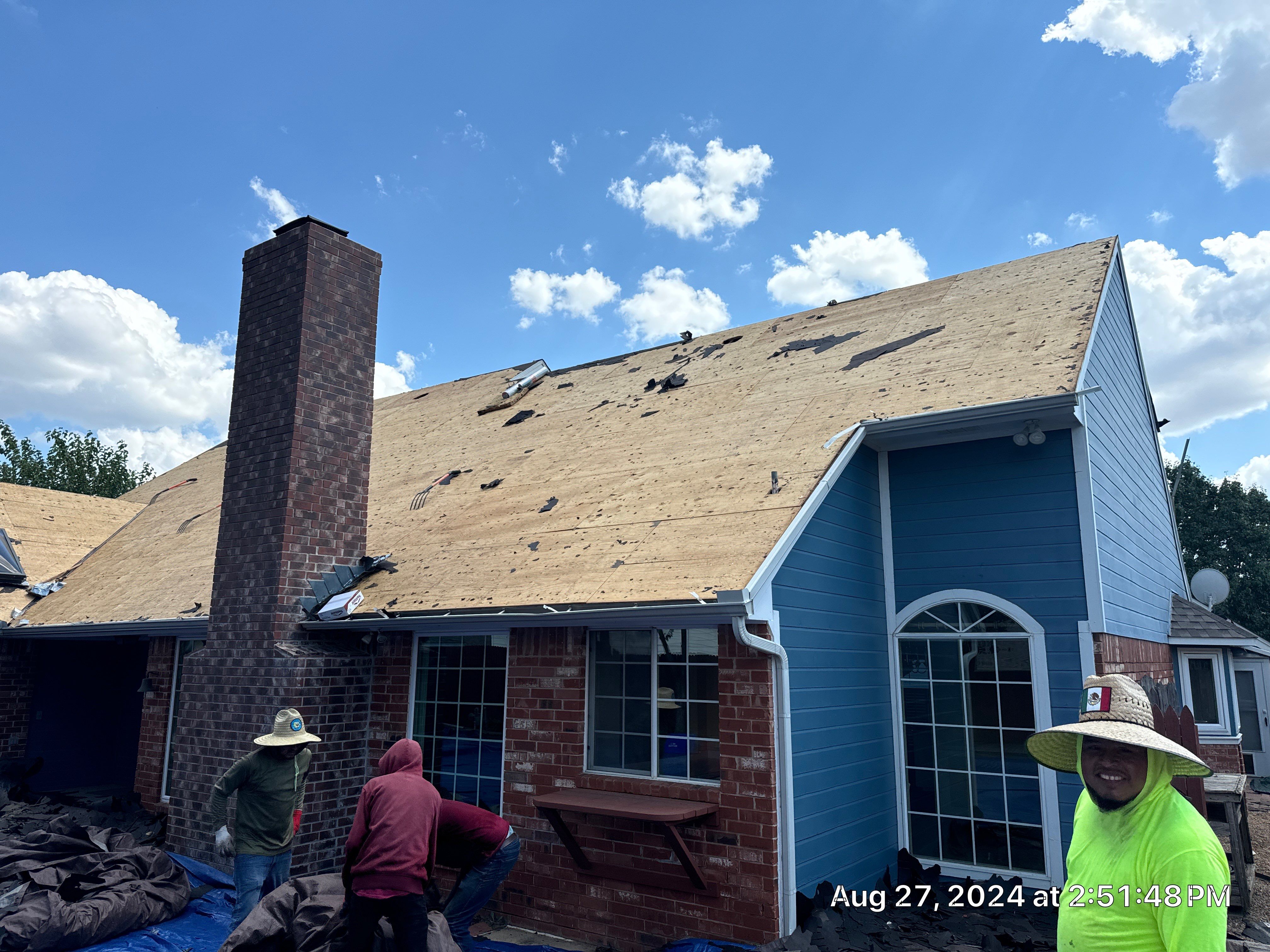 Residential Roofing Installation using GAF by Castillo Roofing