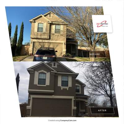 Elevated Elegance: Reinventing Your Stucco Home with Stunning Repaint and Accentuated Charm