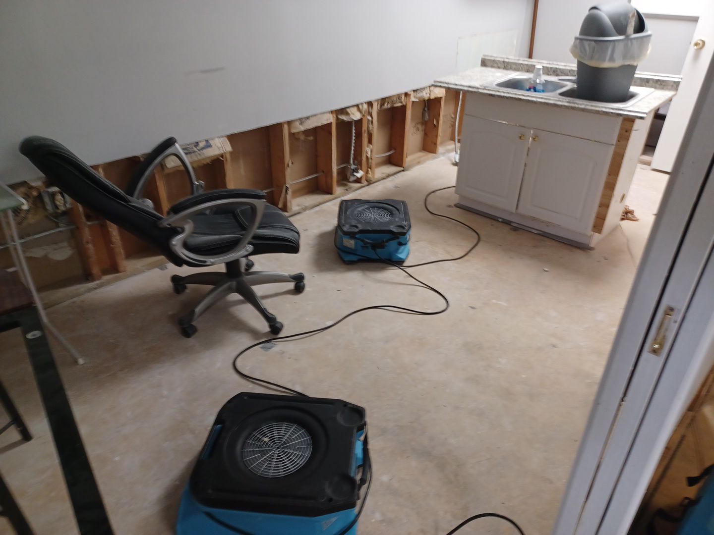 Project in Commerce Twp by EzDry Water Mitigation & Property Restoration