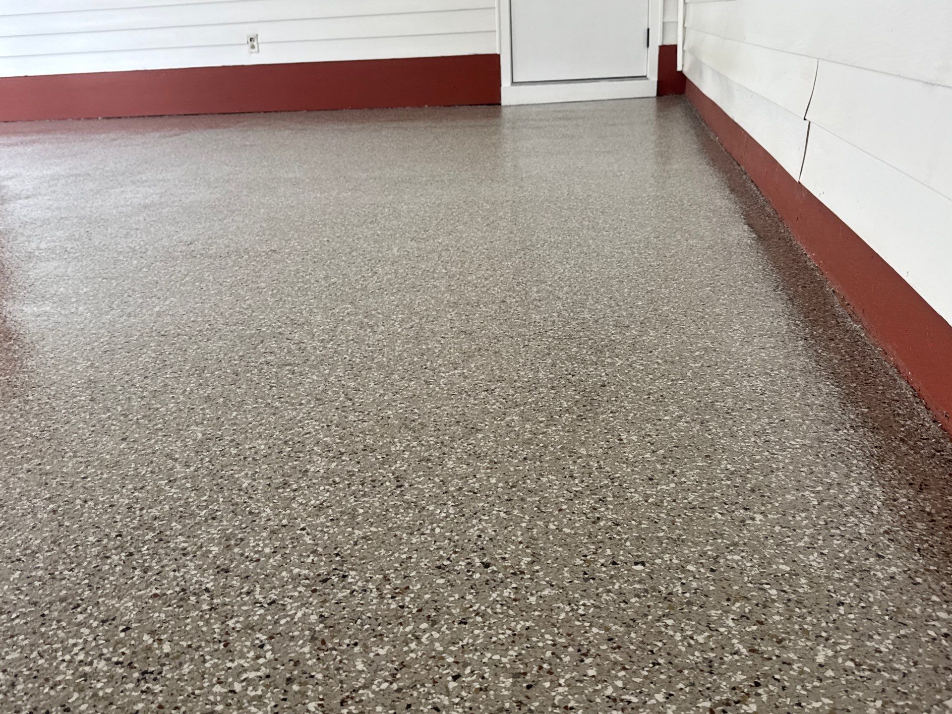 Garage in Pecan by Cross Creek Concrete Coatings
