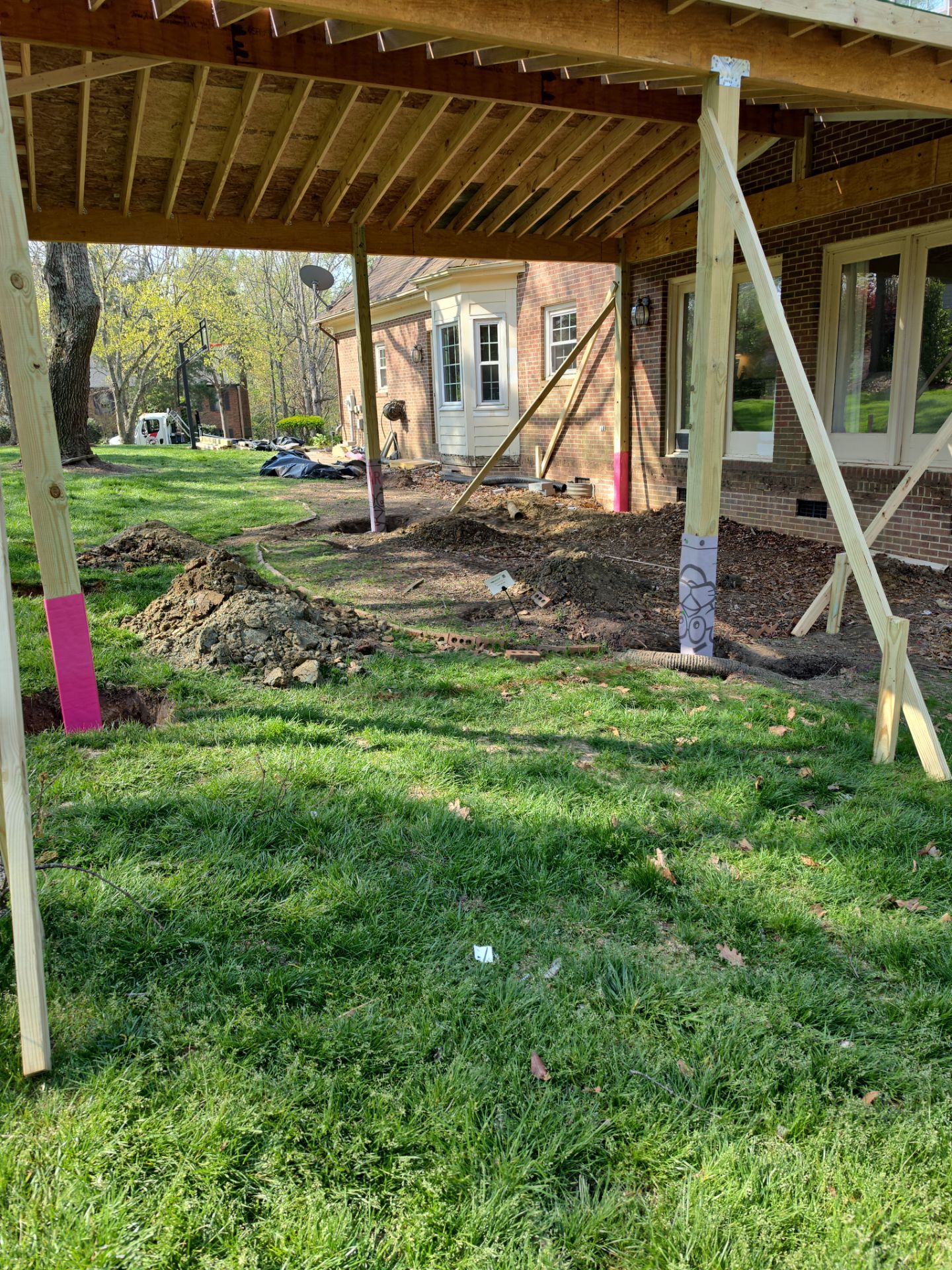 Job site clean up in Charlotte by Badger Hauling