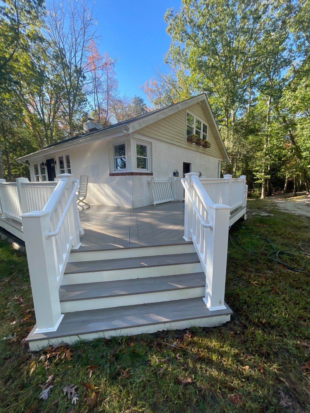 Residential House SoftWash + using High Pressure rinse by SJ Exterior