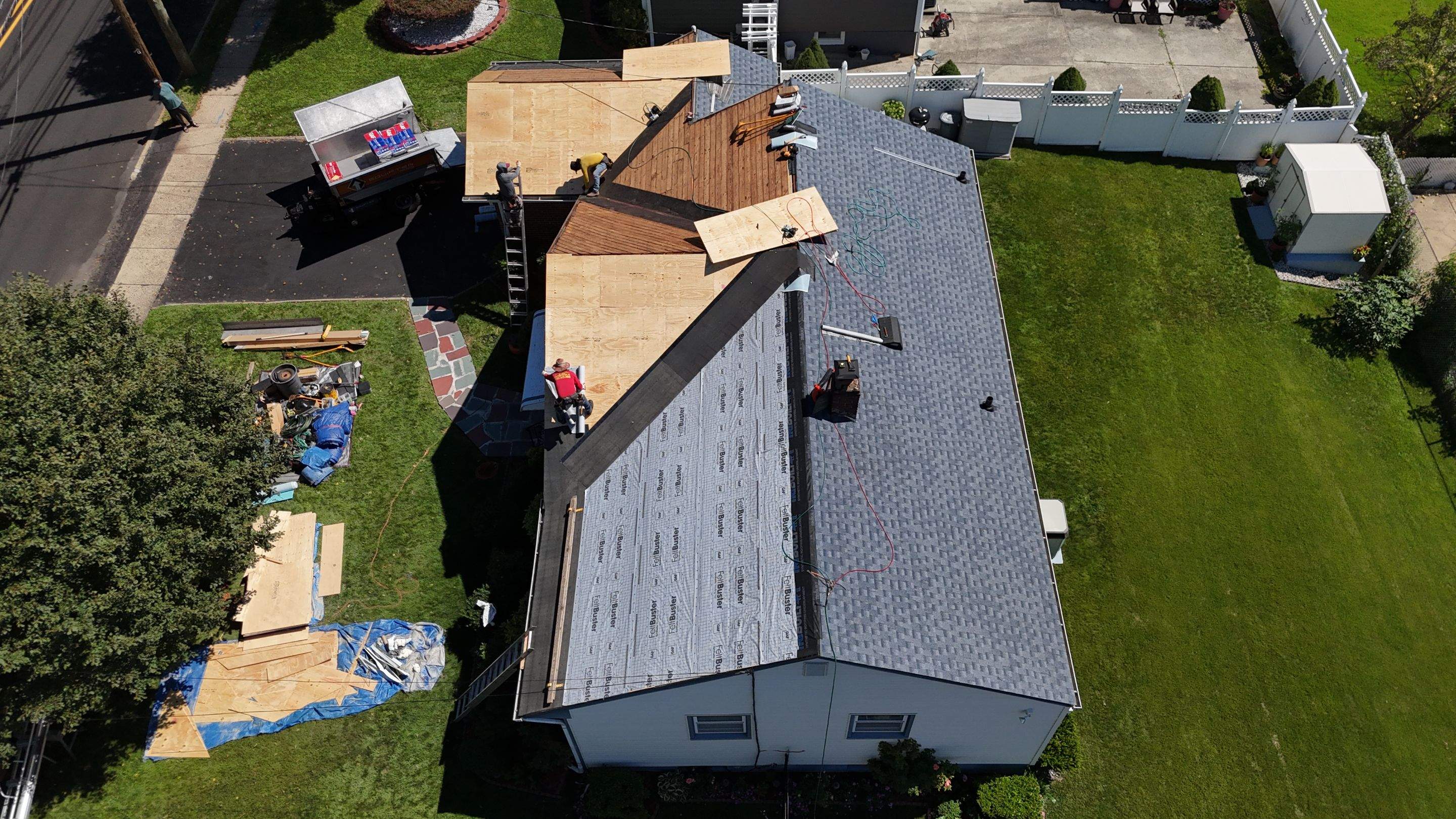 Roof Project in Hillside, NJ by All State Home Improvement Inc.
