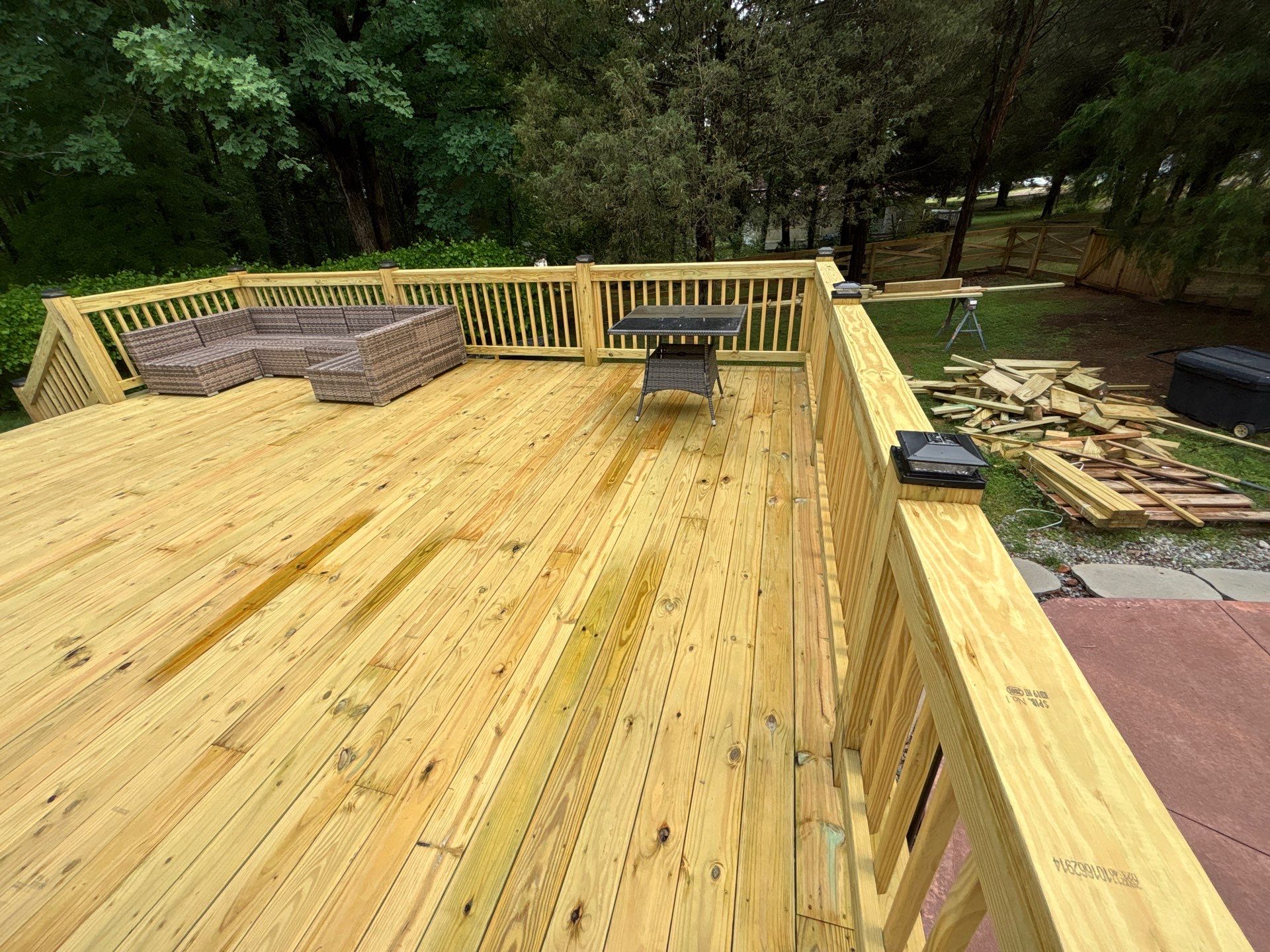 Fence and Deck using Wood Sealant by DuraSeal