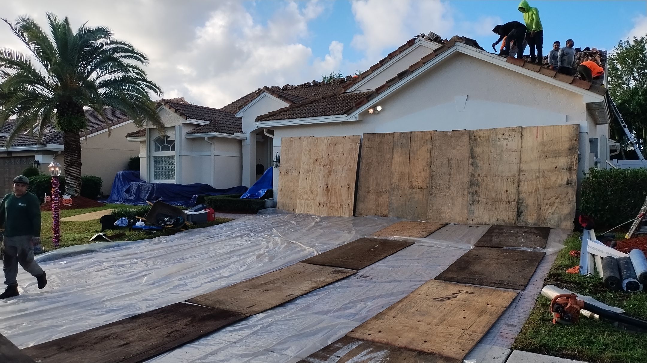 Residential Roofing Installation using Eagle Roofing Tile by BLUES BROTHERS ROOFING