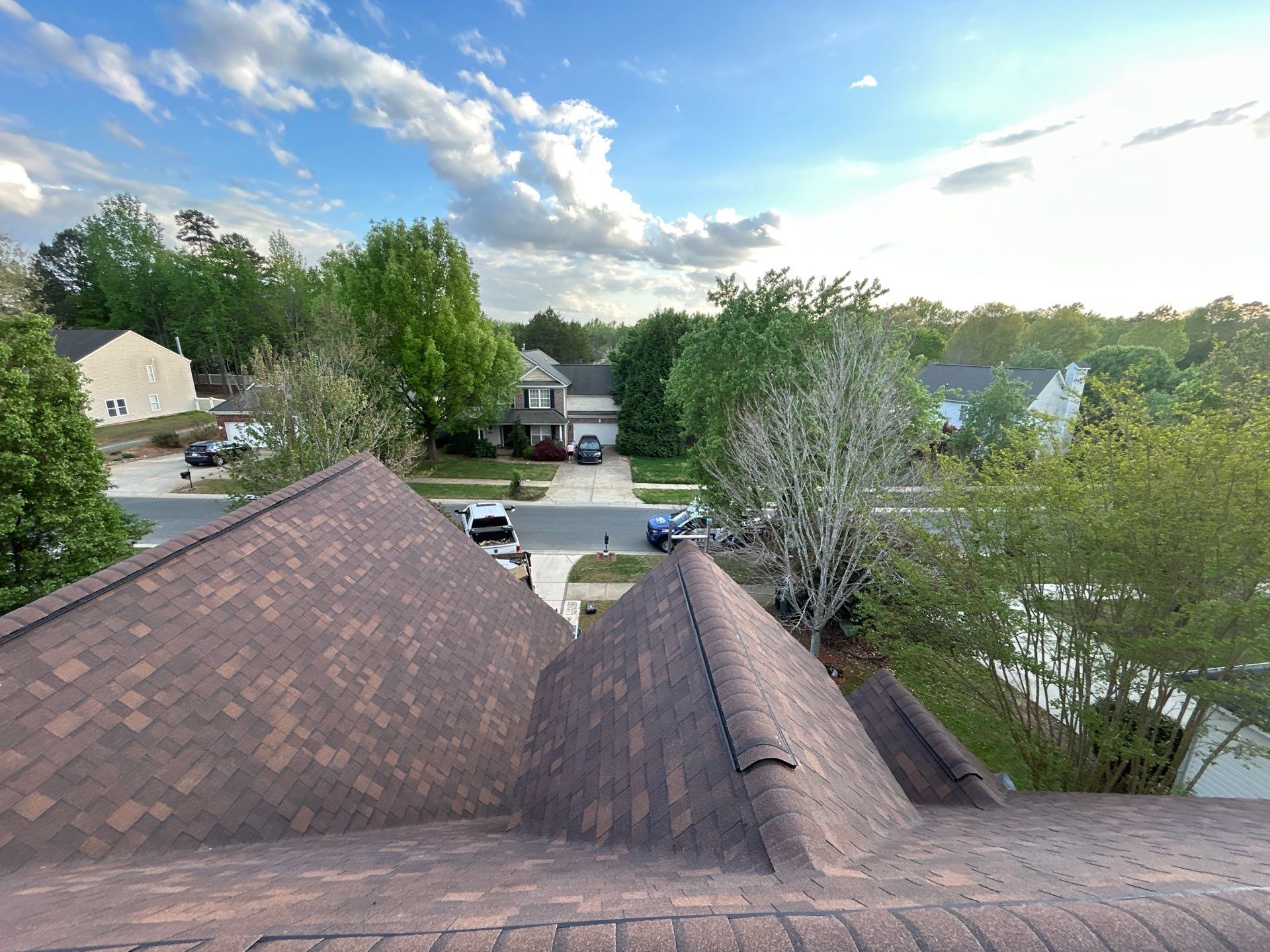 Full Architectural Shingle Roof Replacement with Owens Corning shingles in Monroe, NC by Merritt Roofing LLC