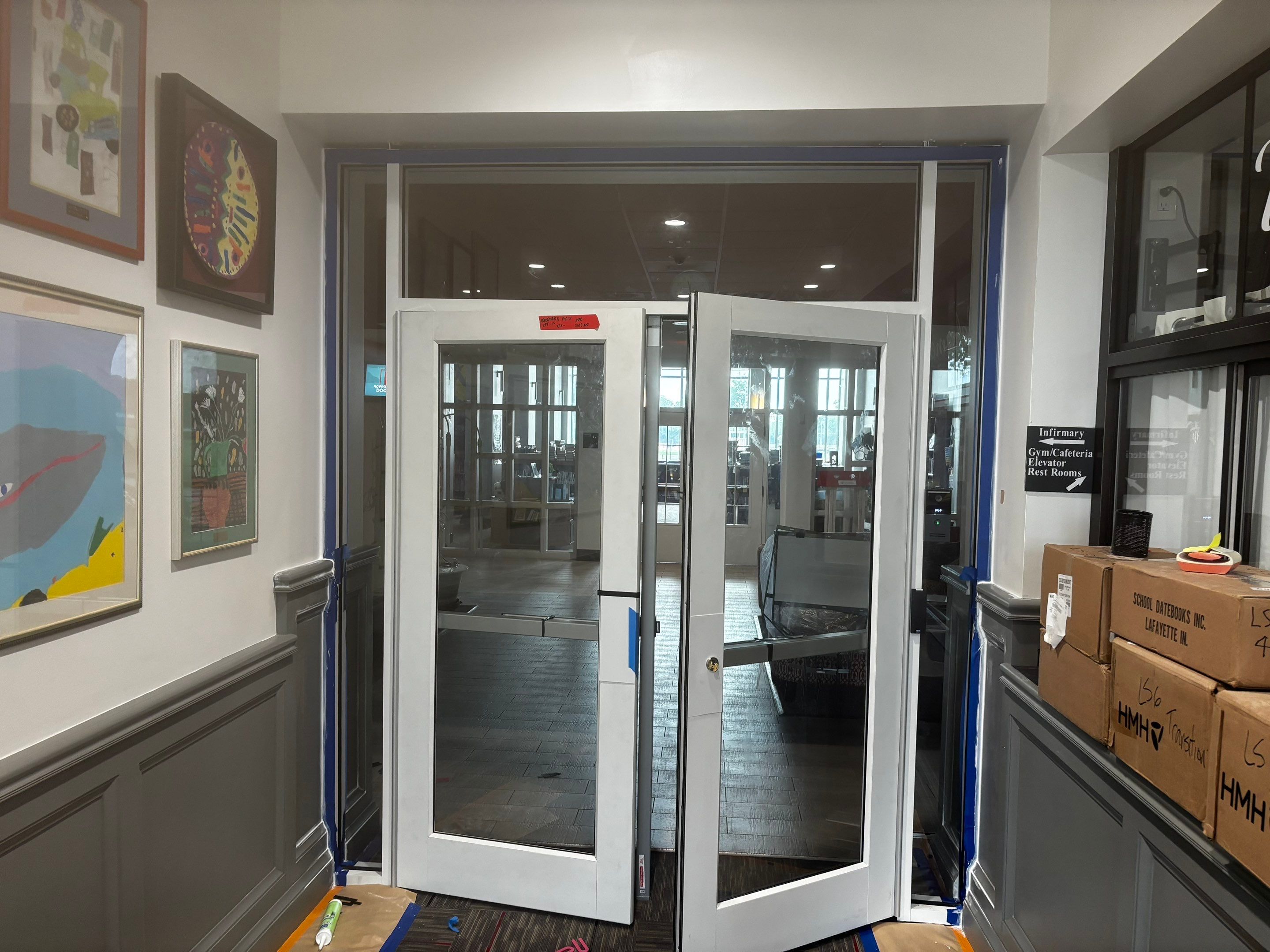 Commercial Interior Painting and Wall Prep for Atlanta Academy by PGP Surface Solutions, LLC