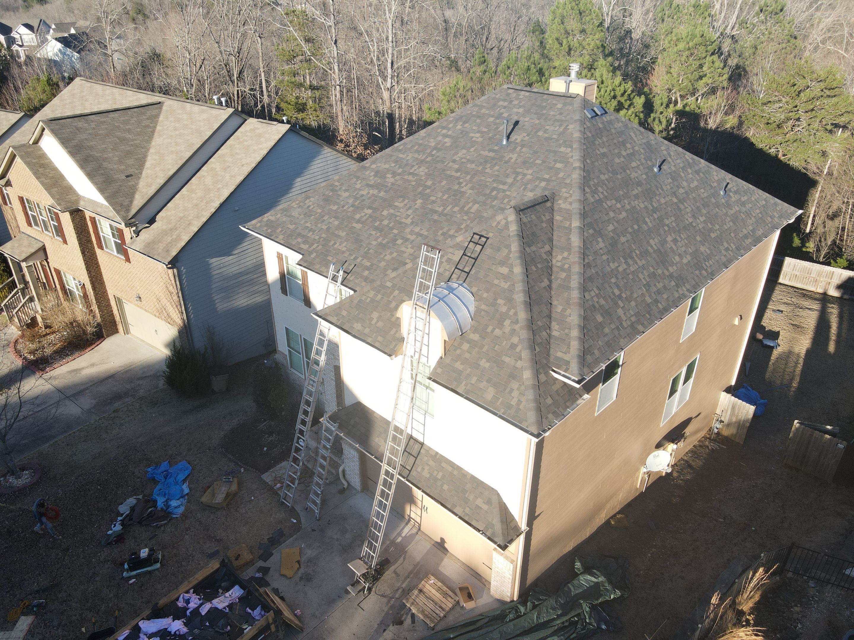 Residential Roofing Installation using Owens Corning by Inspector Roofing and Restoration