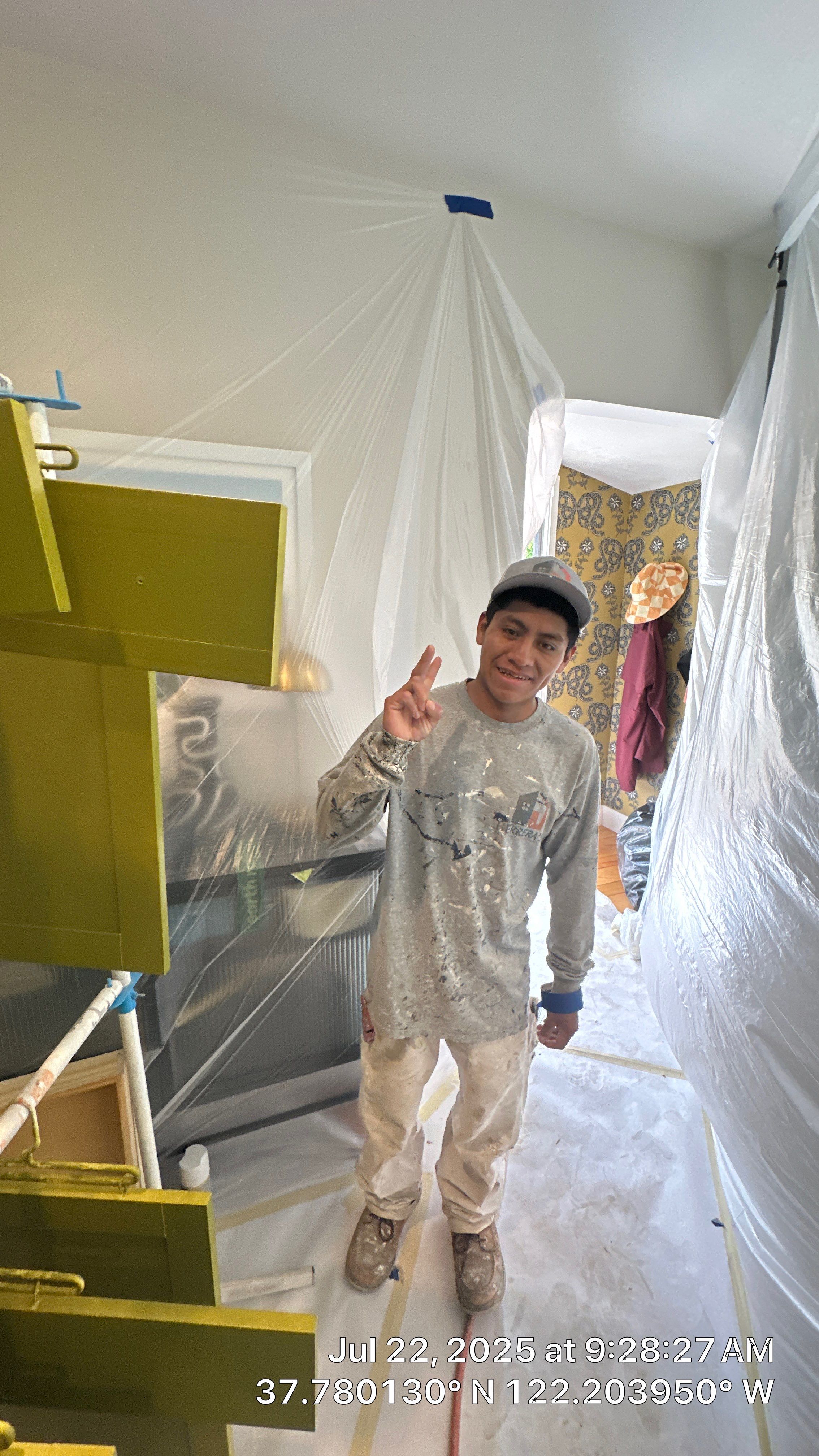 Custom Cabinet Painting  by Herrera’s Bay Area Painting inc.