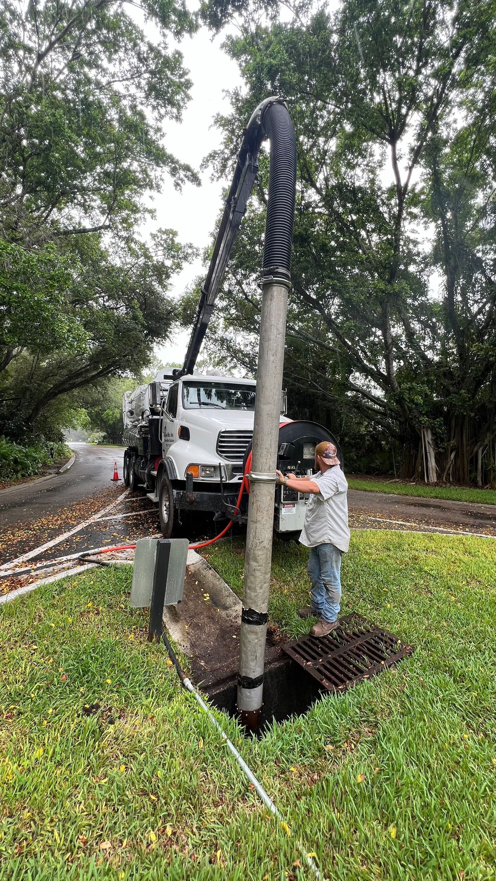 Naples Community Stormwater Catch Basin Cleaning by Don Mar, Inc. Storm Water Solutions