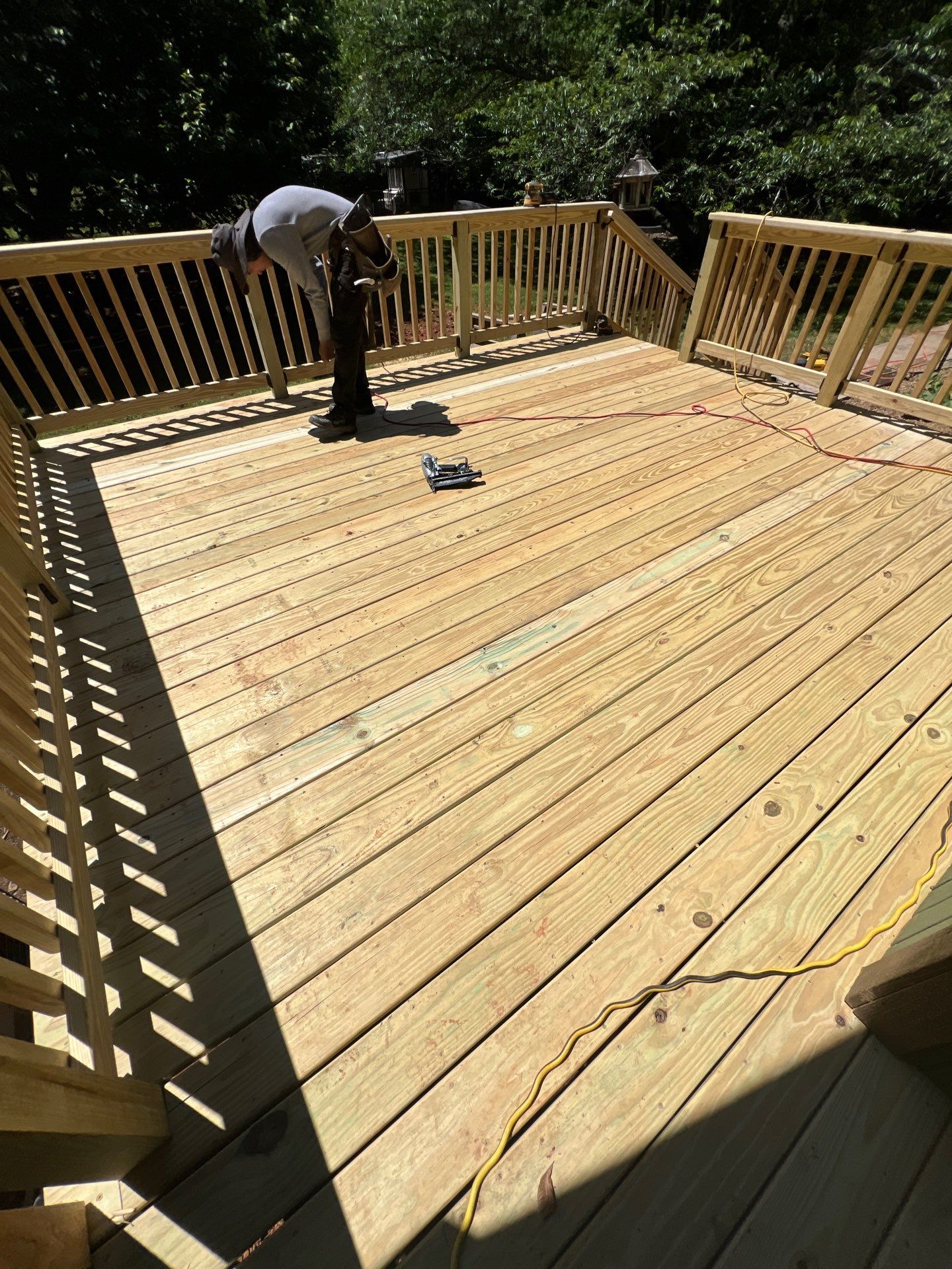 Kennesaw, GA Deck Build using Pressure Treated Pine by Nelson Exteriors