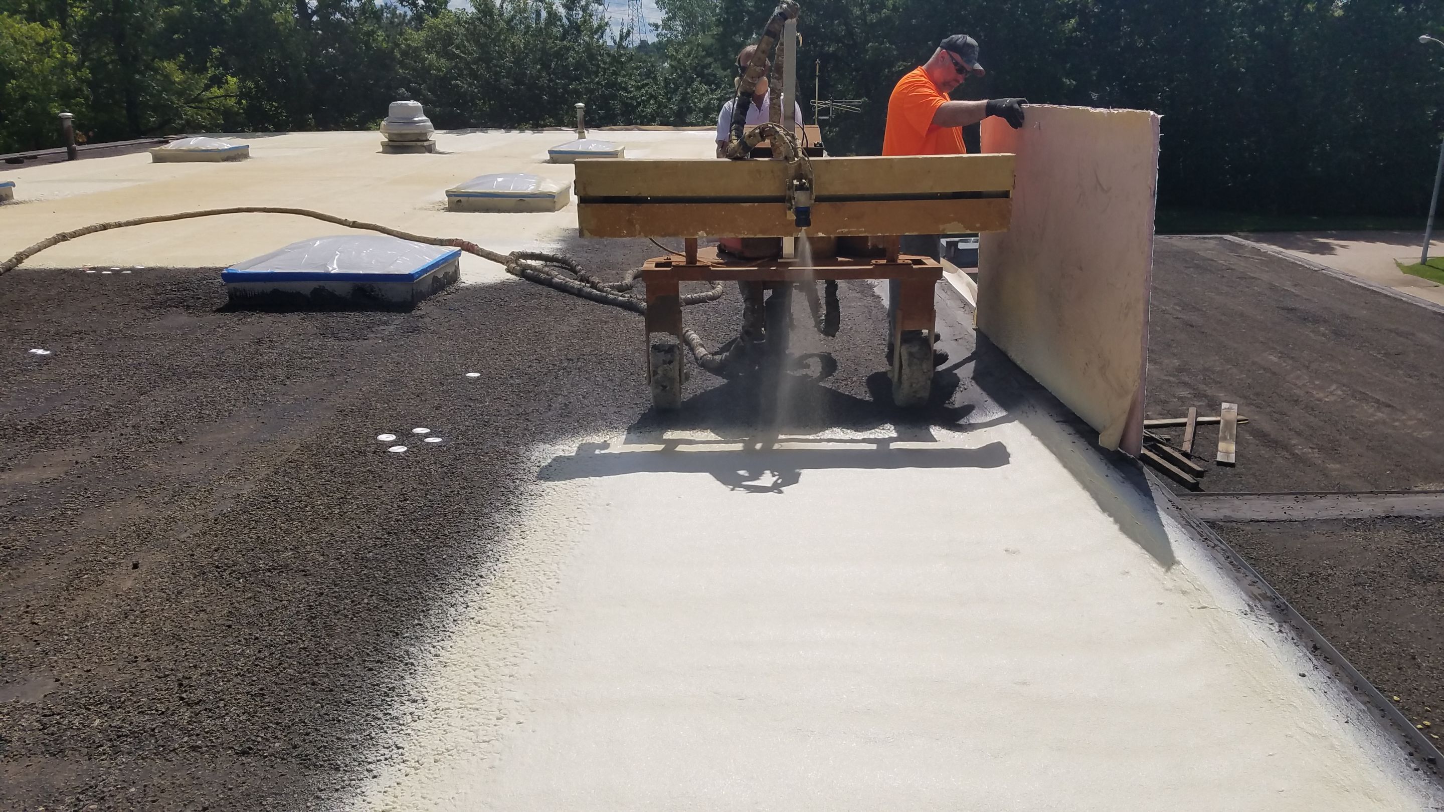 Spray Foam Roof System by Gold Star Roofing LLC 