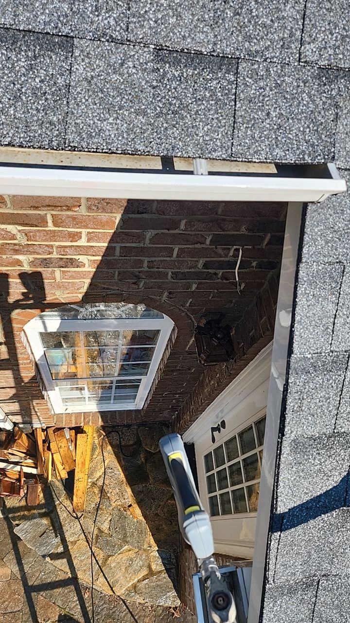 Gutter guard instalation  by Power Wash Masters LLC