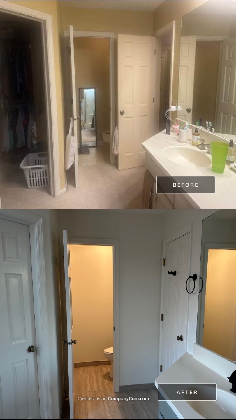 West Omaha Spa-Style Primary Bath Refresh by Bennett Design + Build