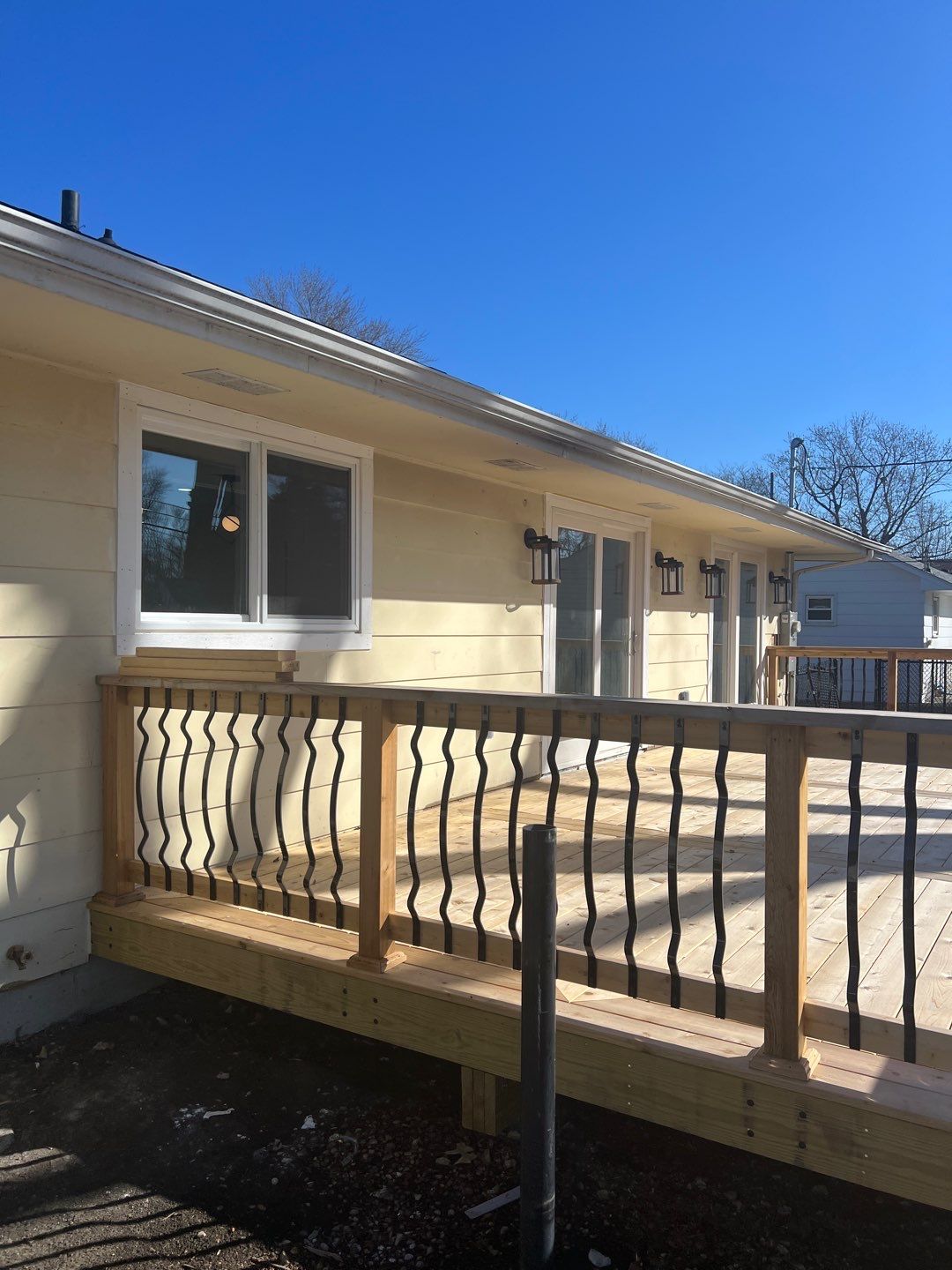 Deck re stained  by Cutting edge painting 