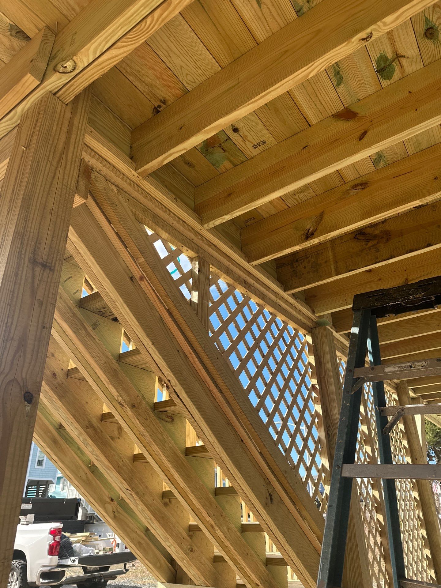 Deck Construction in Oak Island, NC | Coastal Outdoor Living Project by RGR Construction and Roofing, LLC