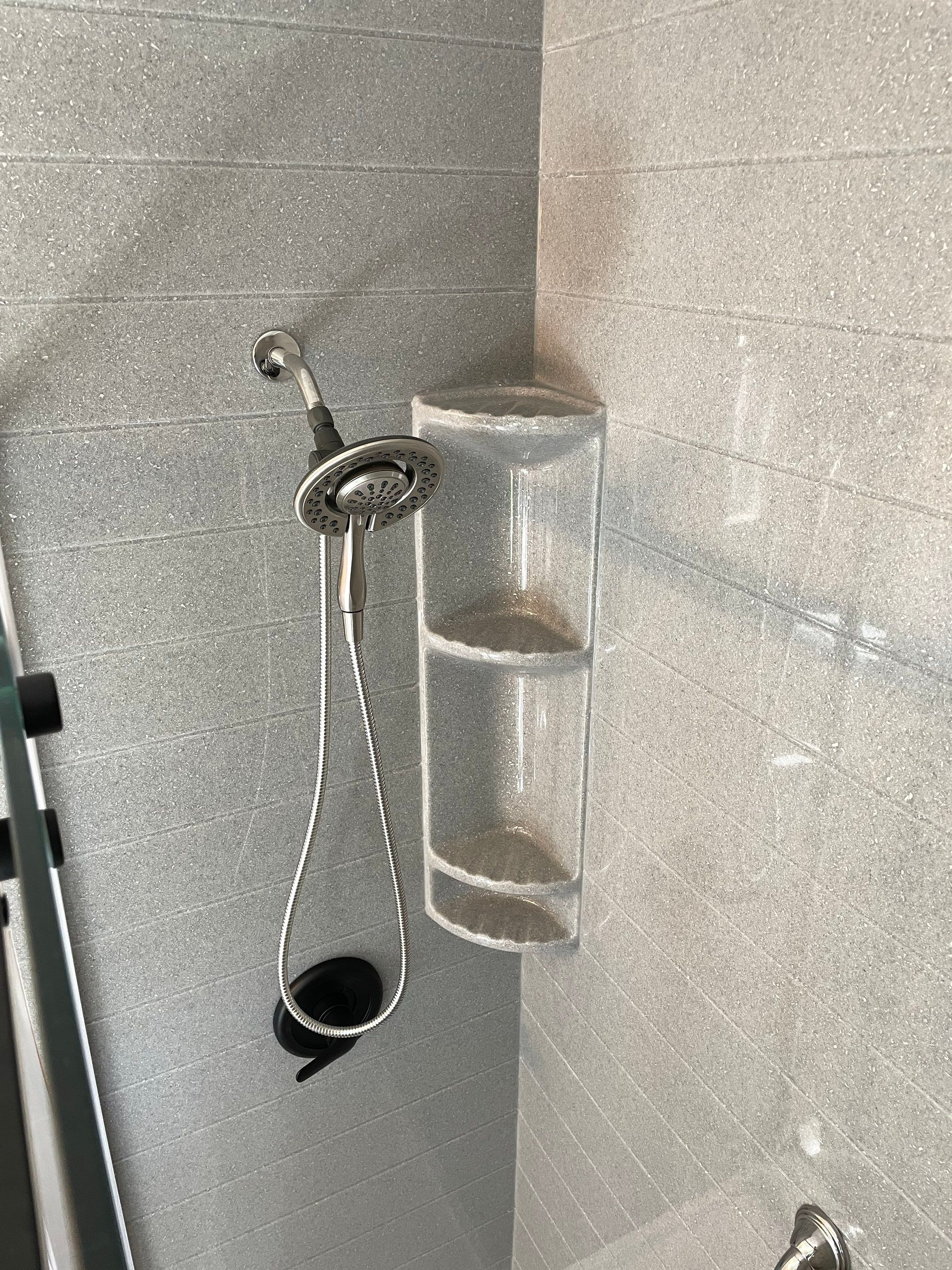 Bathroom Remodel using The Onyx Collection by Ekon Bath, LLC