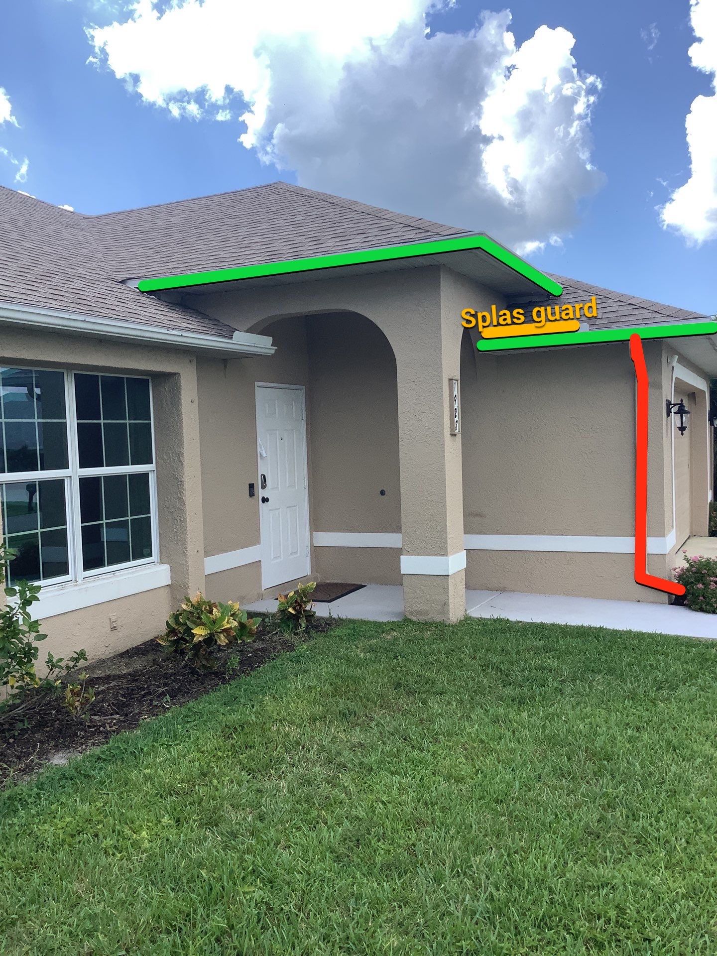 Downspout Extensions for Cape Coral Homes  by Gutter Professors