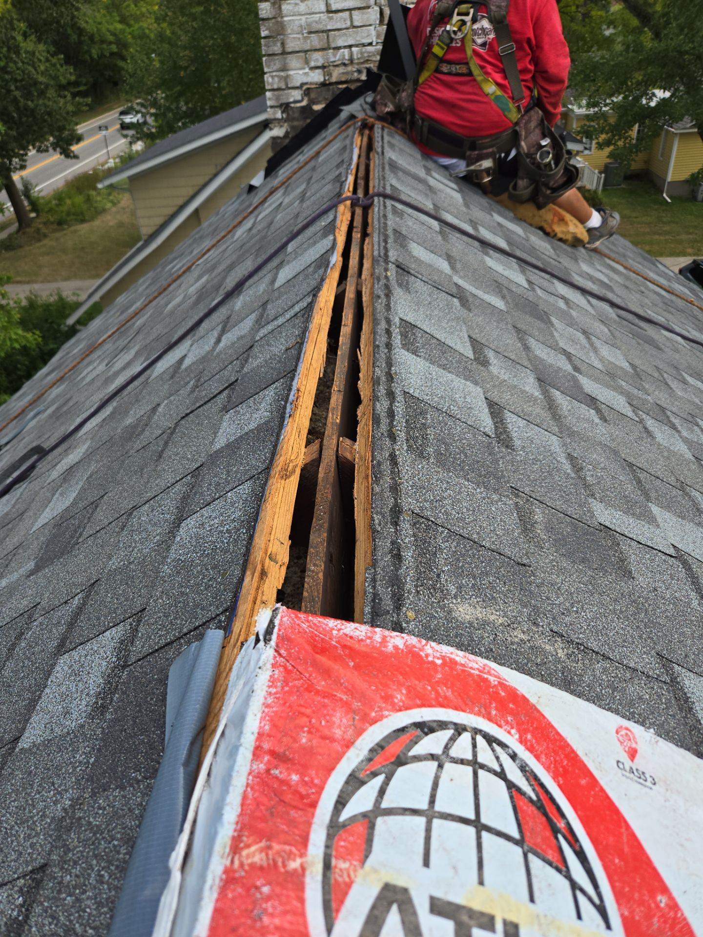 Atlas Pinnacle, Color, Coastal Granite, Drip Edge, Color, Black by Eagle Eye Roofing