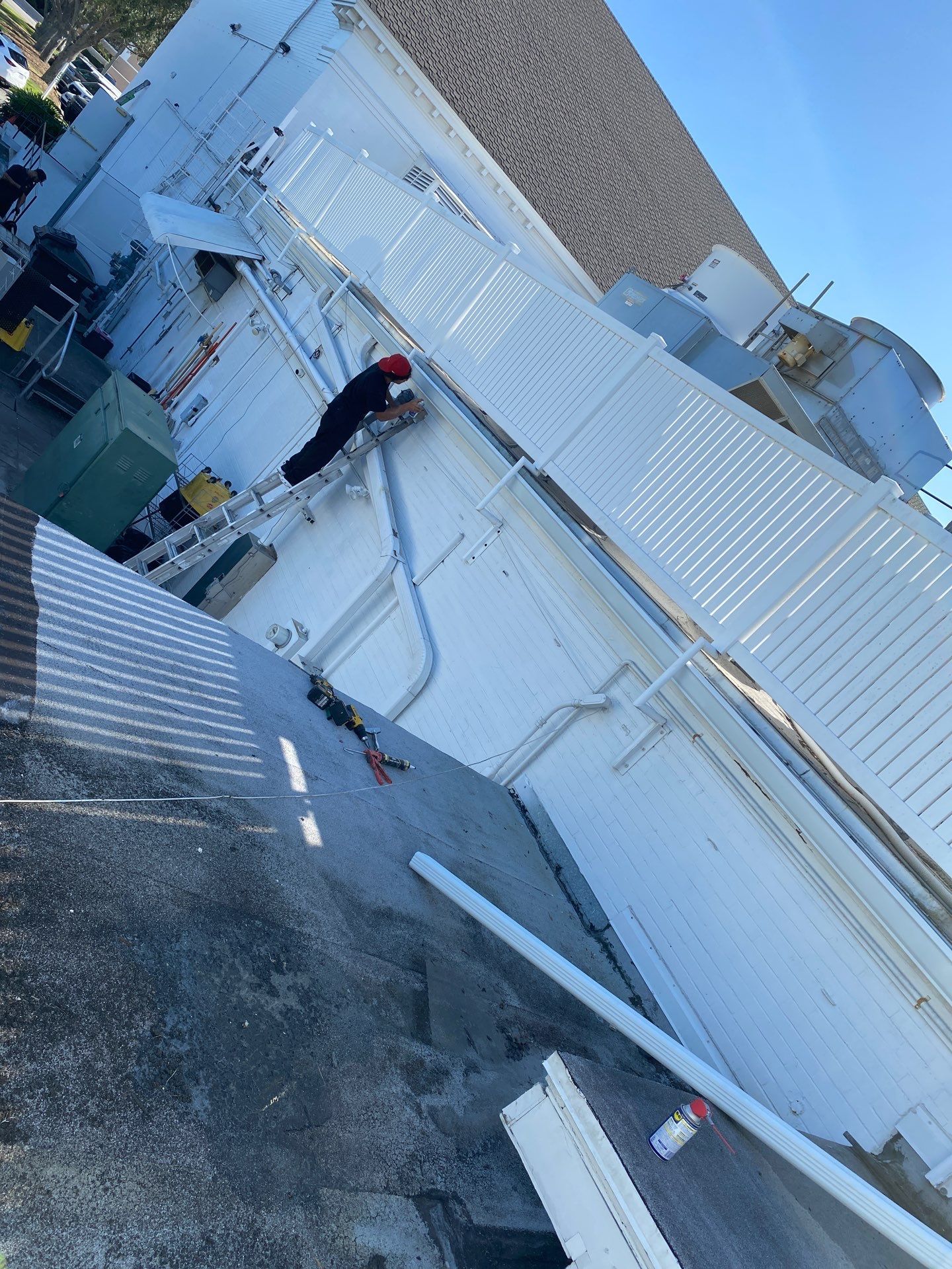 Round Downspouts and Seamless Gutter Installation in Tampa FL by Gutter Professors