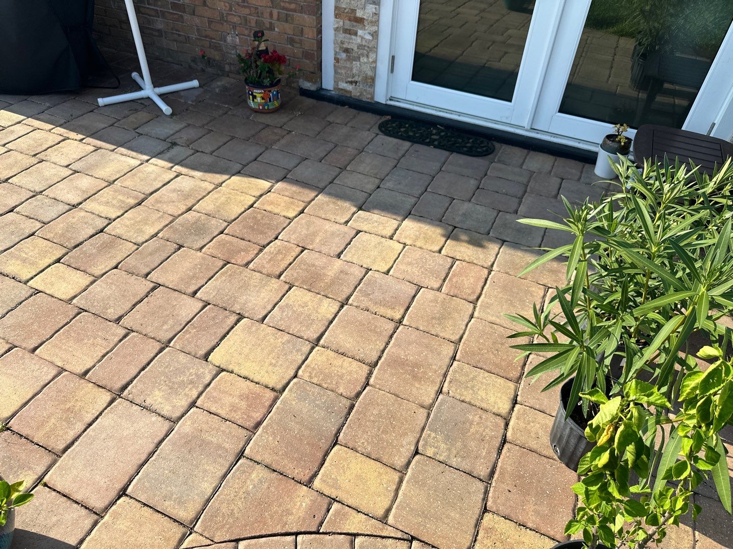 Paver Driveway and Patio using Concrete Sealant by DuraSeal