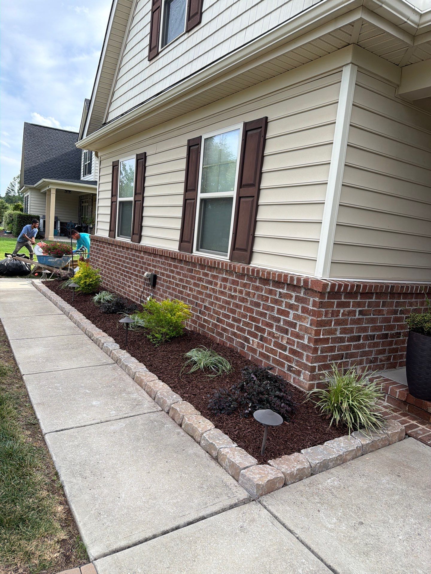 Improving garden beds in Durham by Martinez Brother’s Nc Landscaping Inc